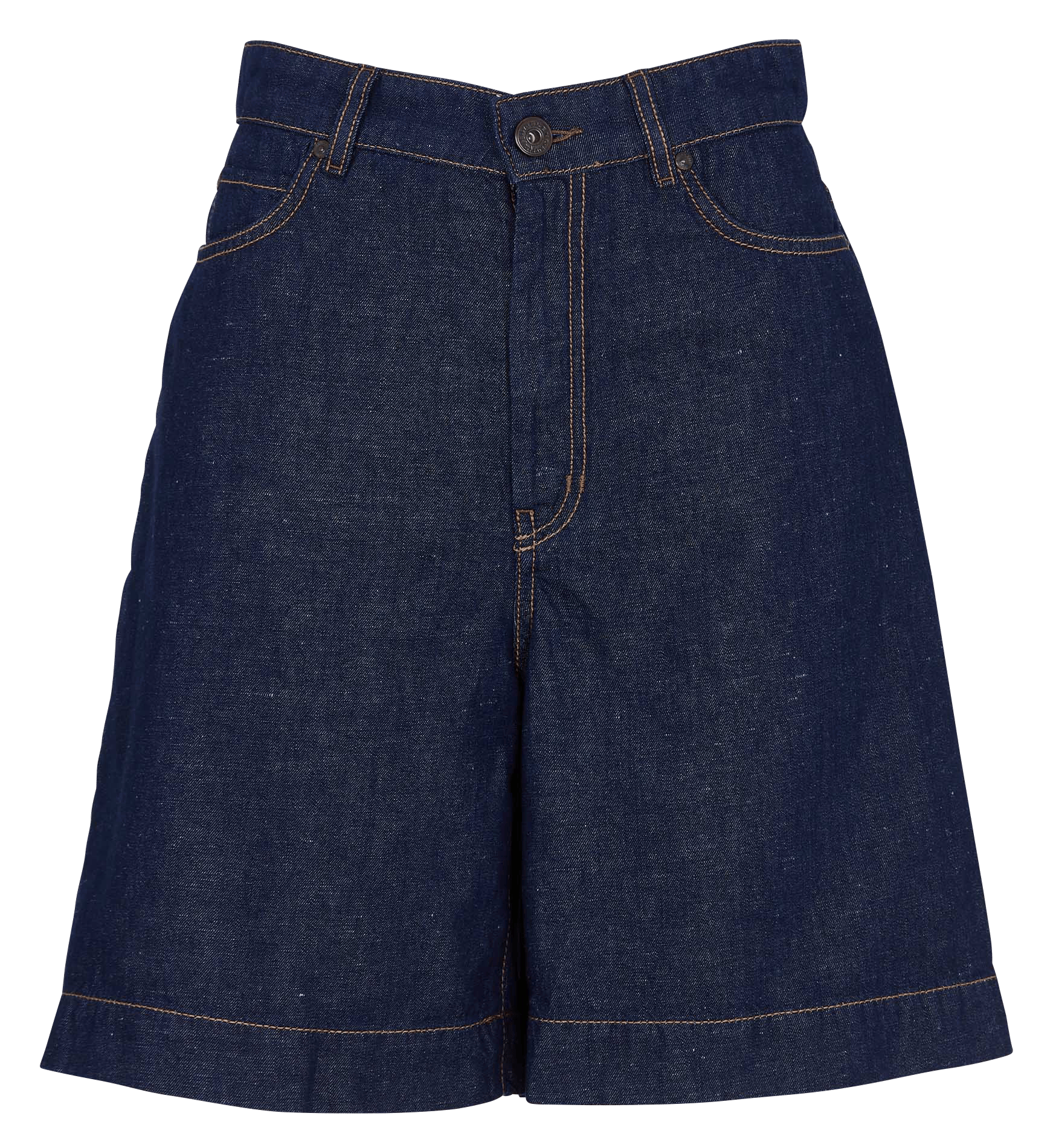 Short droit en coton et lin MAX MARA WEEK END