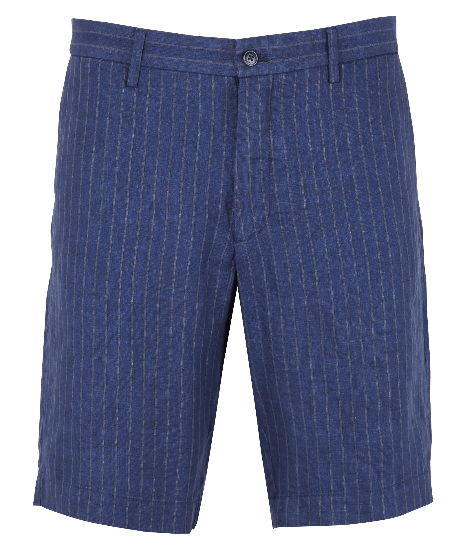 Short droit en lin HACKETT Bleu