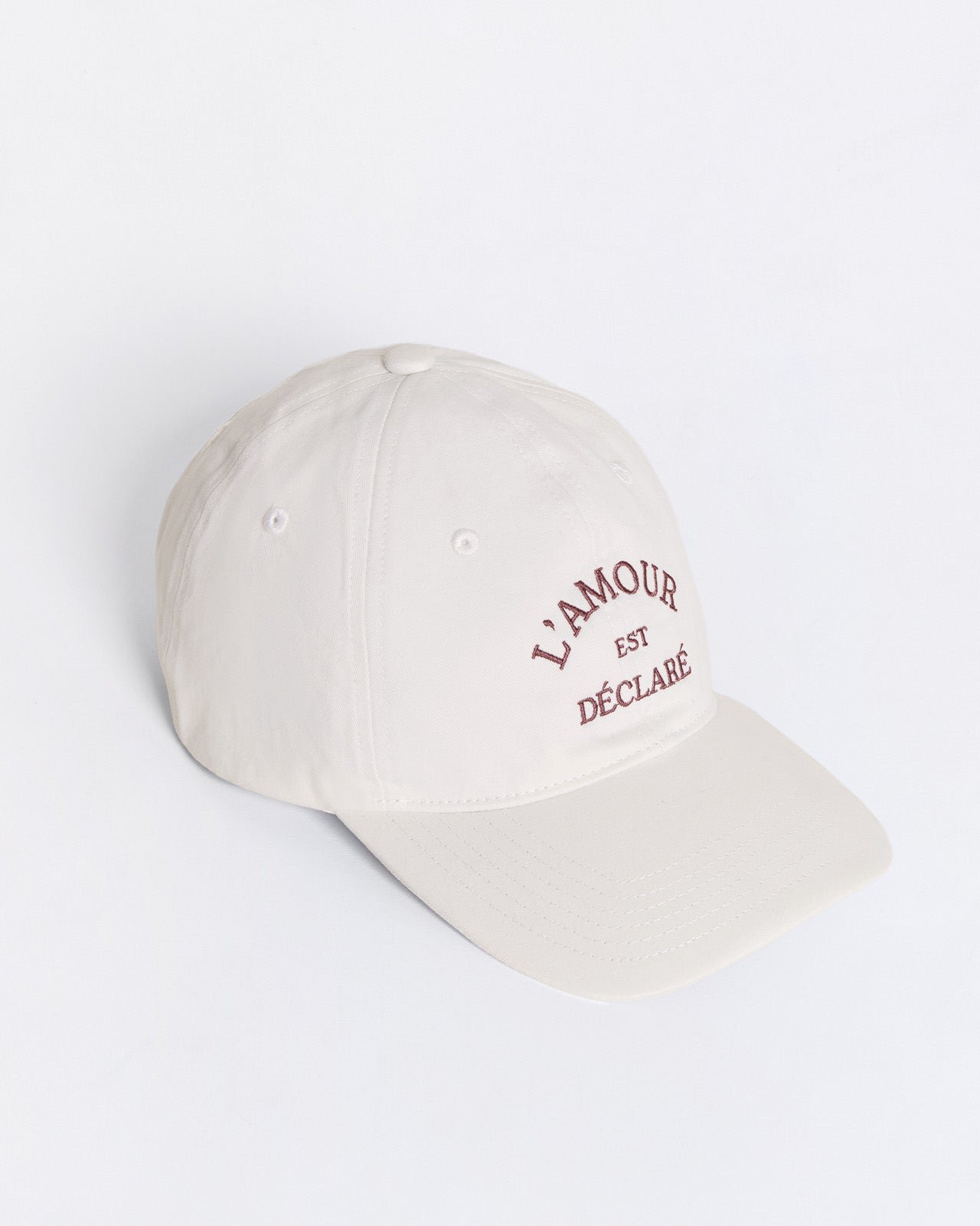 Casquette l'amour est déclaré EMOI EMOI Blanc