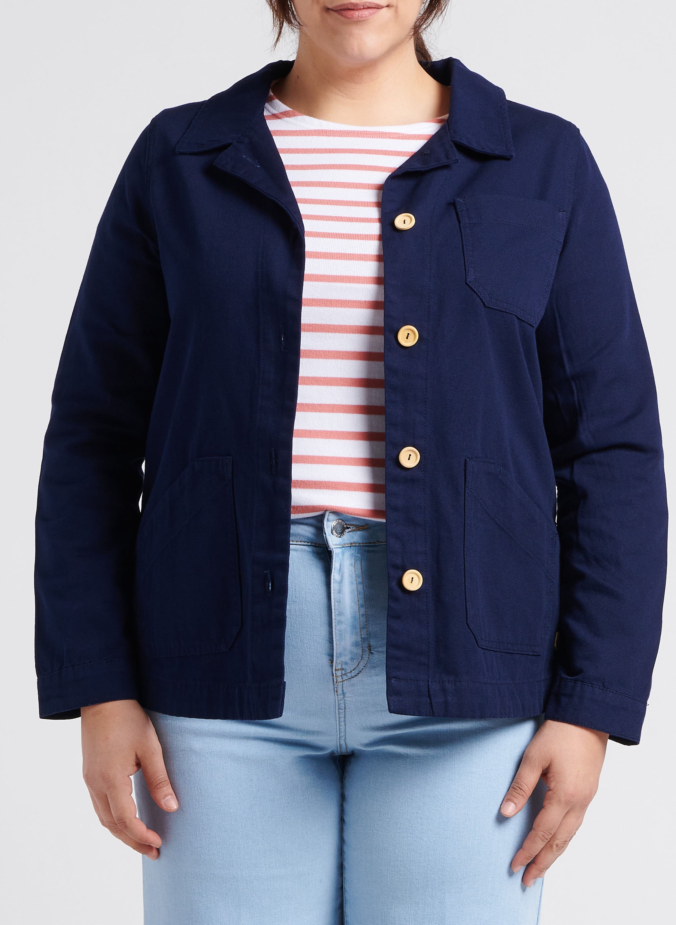 Fisherman jacket with wood buttons ARMOR LUX