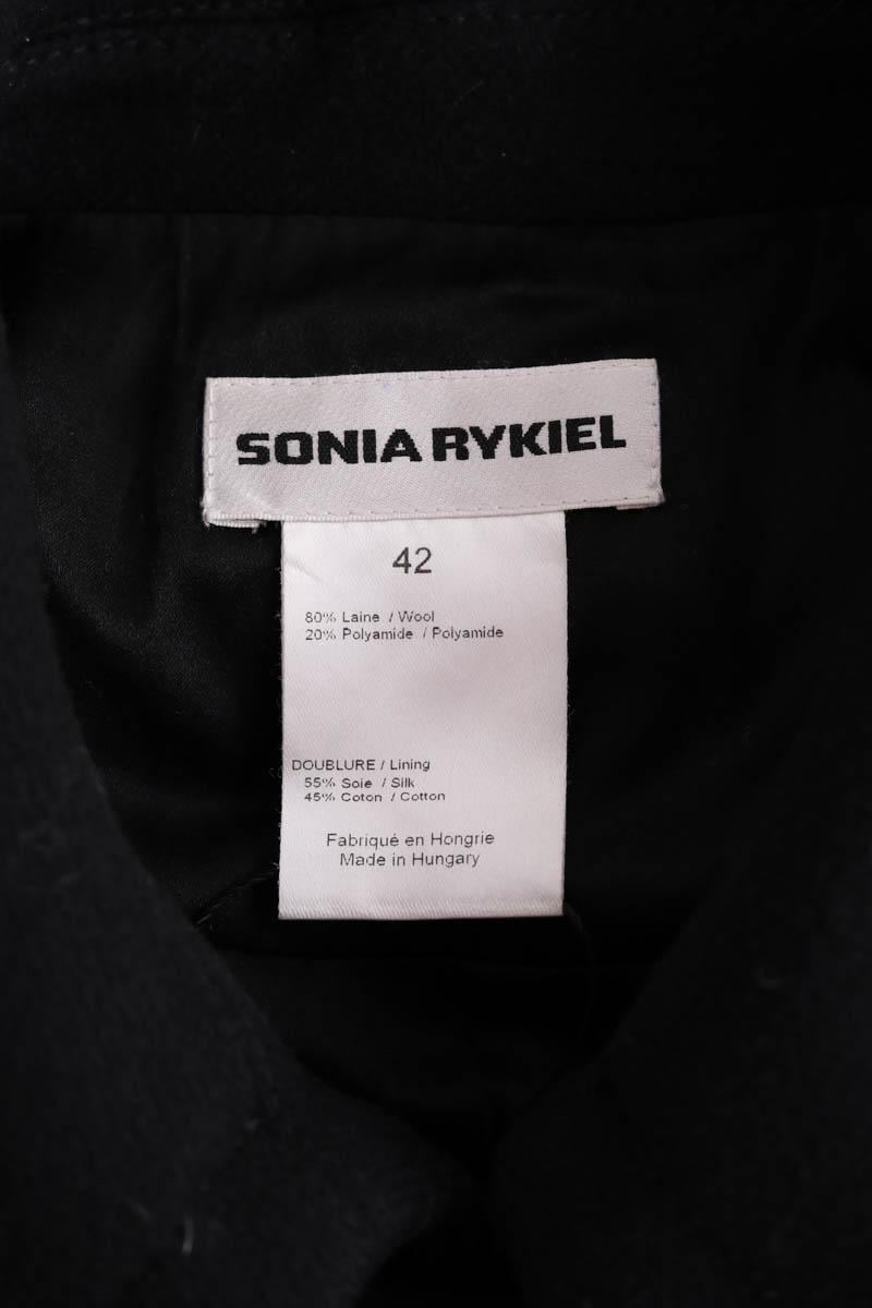 Manteau SONIA RYKIEL - Seconde Main Noir