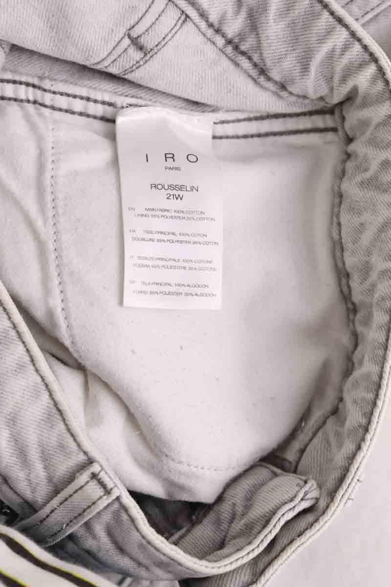 - Straight-leg jeans
- 5 pockets
- Straight cut
- Faded effect IRO - Seconde Main Blue