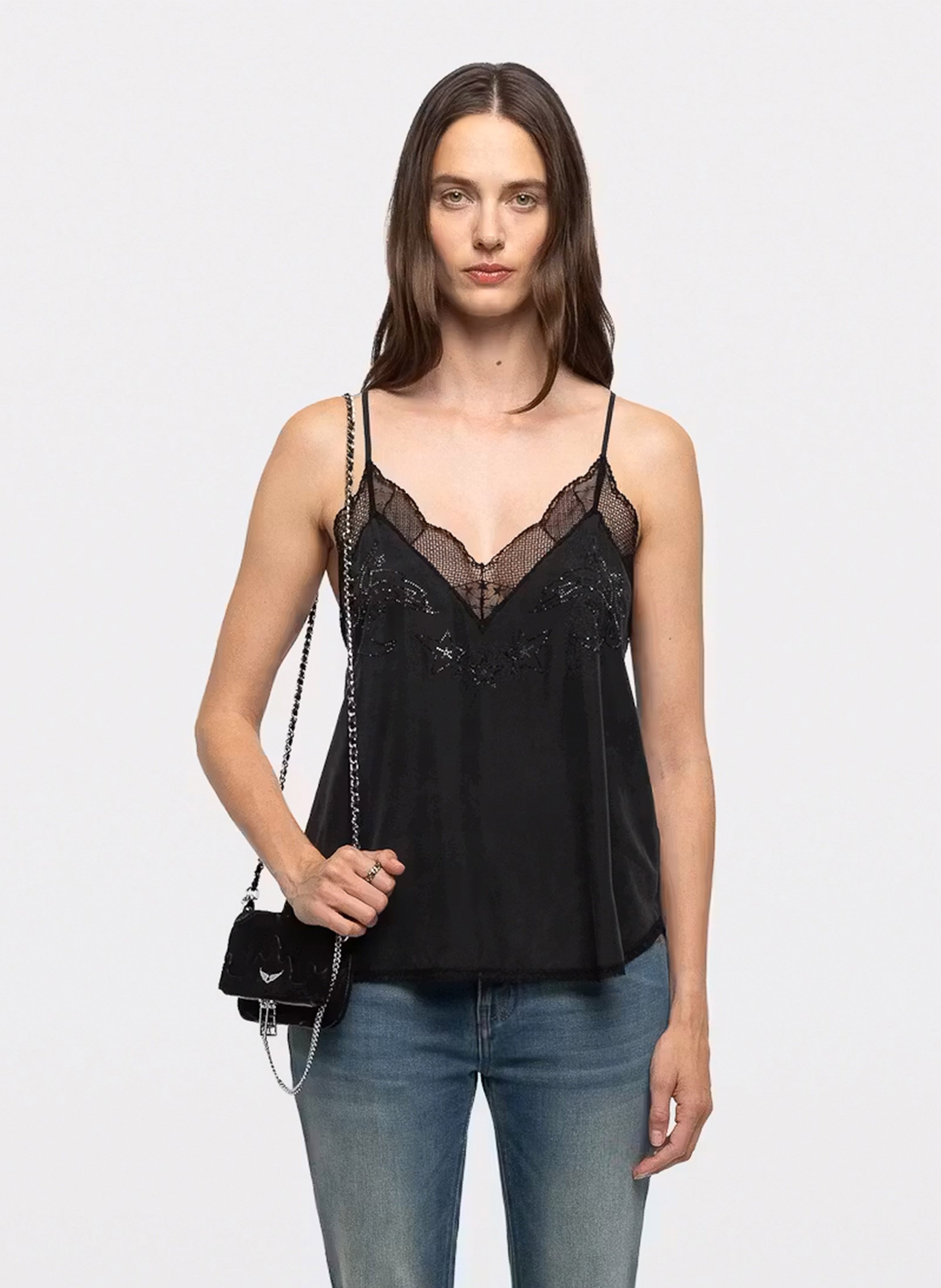 Caraco en soie ZADIG&VOLTAIRE Noir