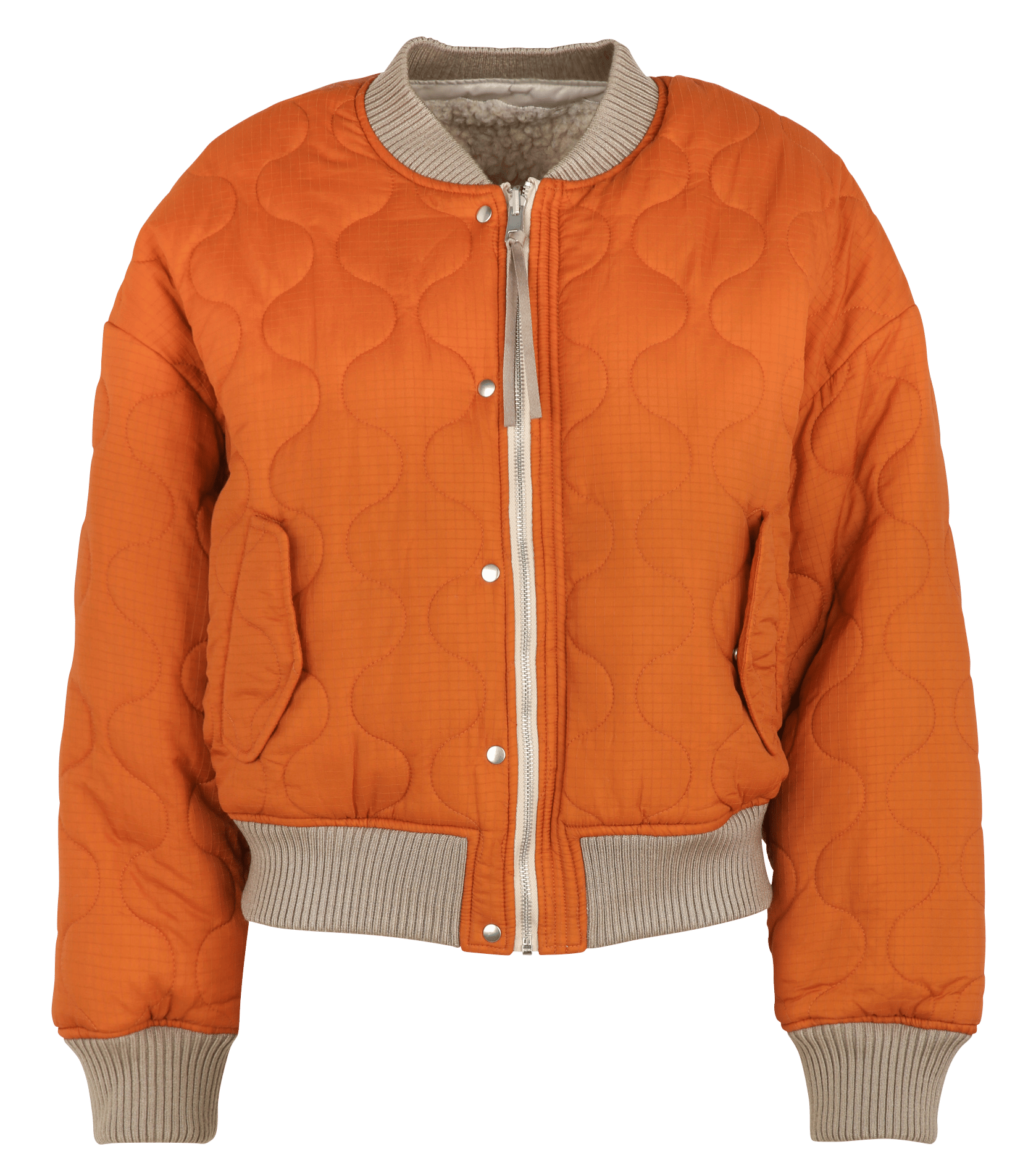 Jacket with varsity collar BELLEROSE Beige