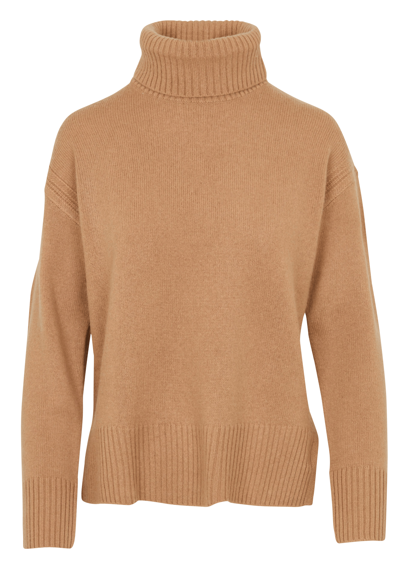Straight wool turtleneck sweater MAISON 123 Beige