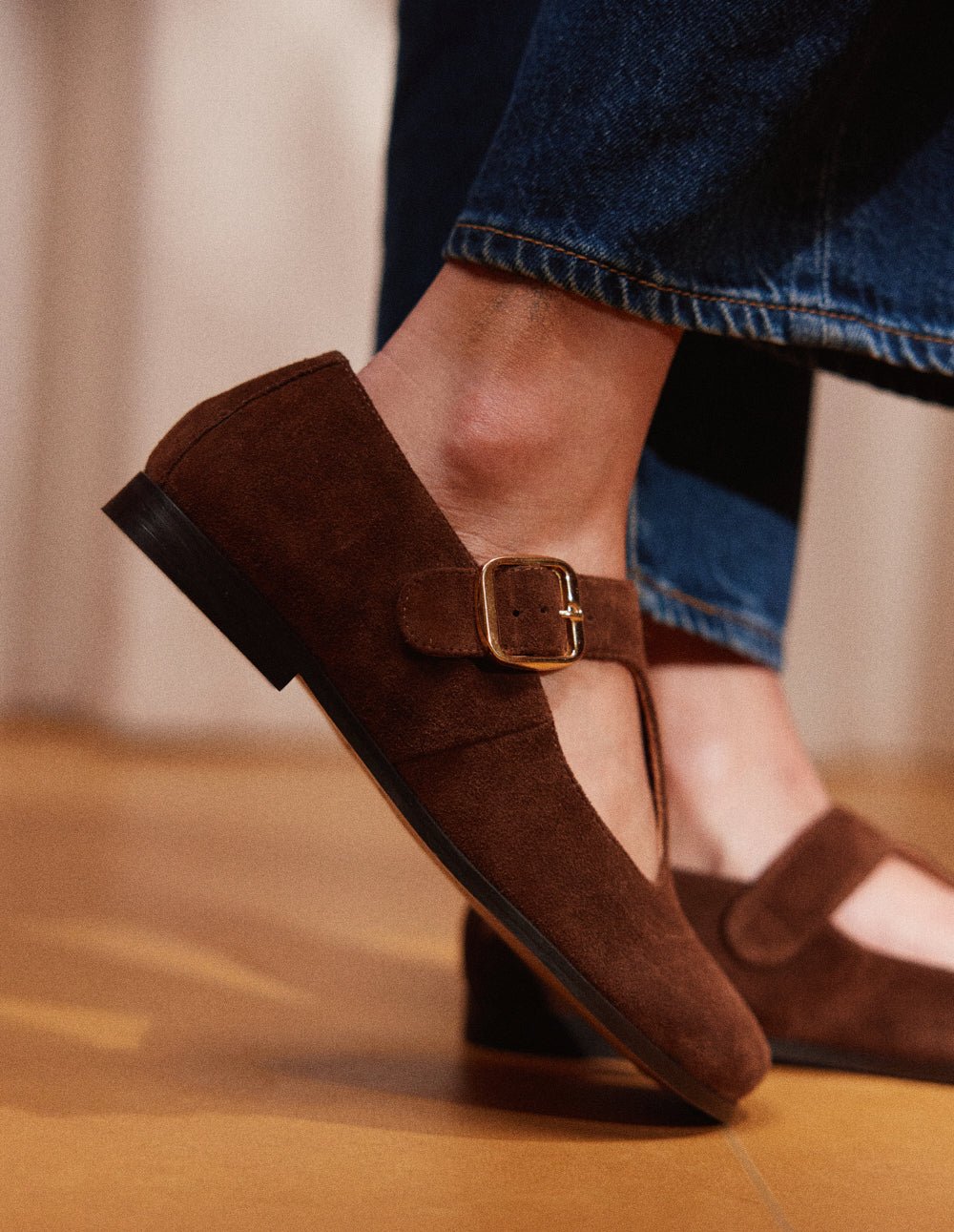 Ballerines ODAJE Marron