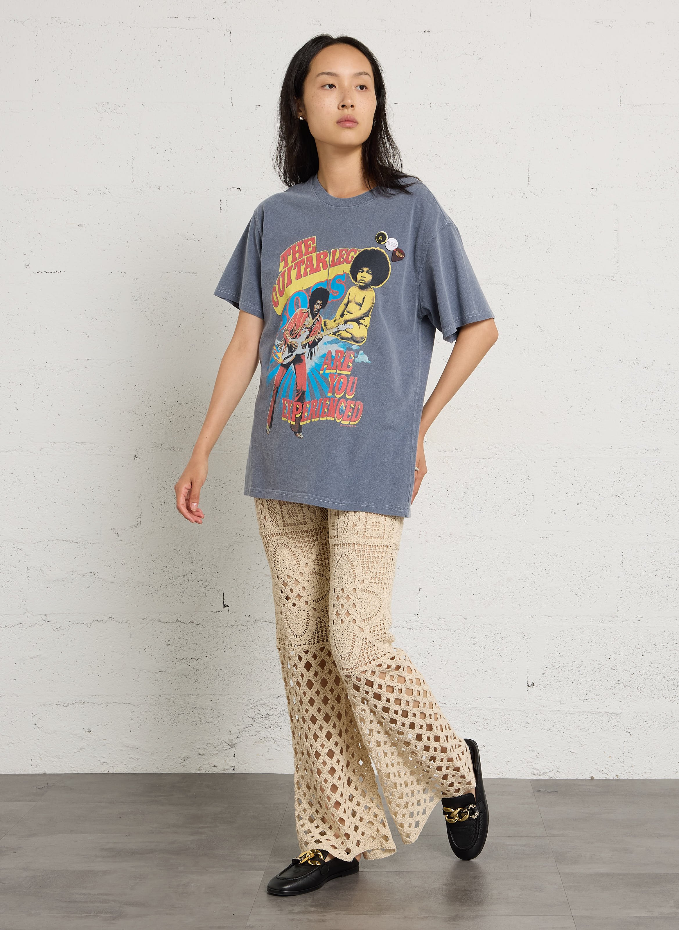 Tee-shirt imprimé en coton NEWTONE Orange