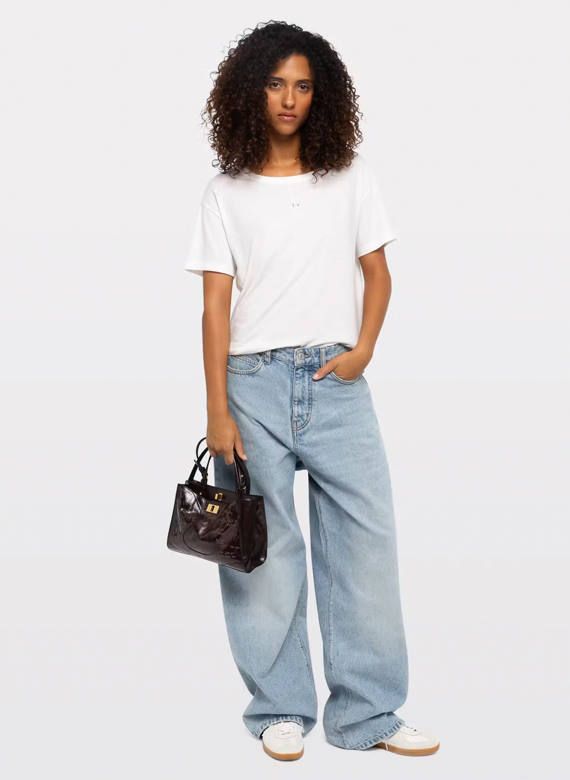 XXL-tas van lakleer ZADIG&VOLTAIRE Bruin