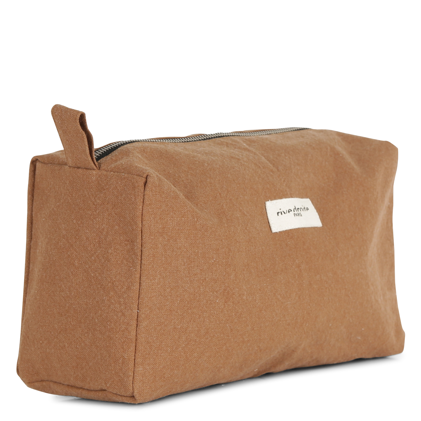 Trousse de toilette en coton recyclé RIVEDROITE PARIS Beige