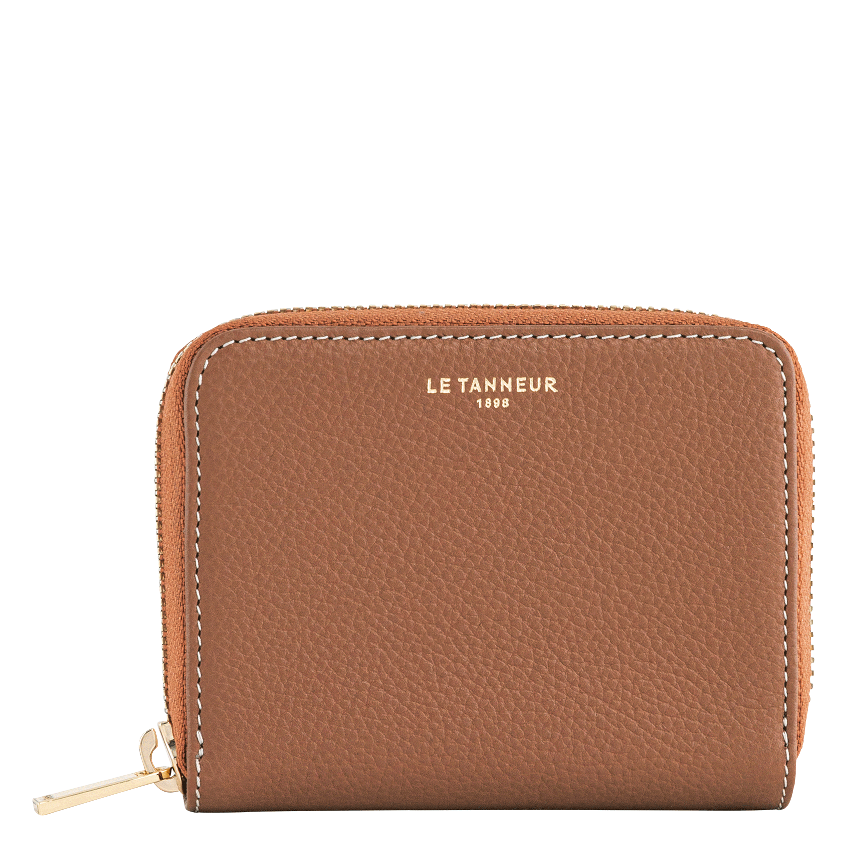 Porte-monnaie en cuir grainé LE TANNEUR