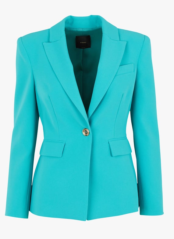 Ikks Veste Bleu Turquoise Femme Blazer Vert (by Ikks) Femme