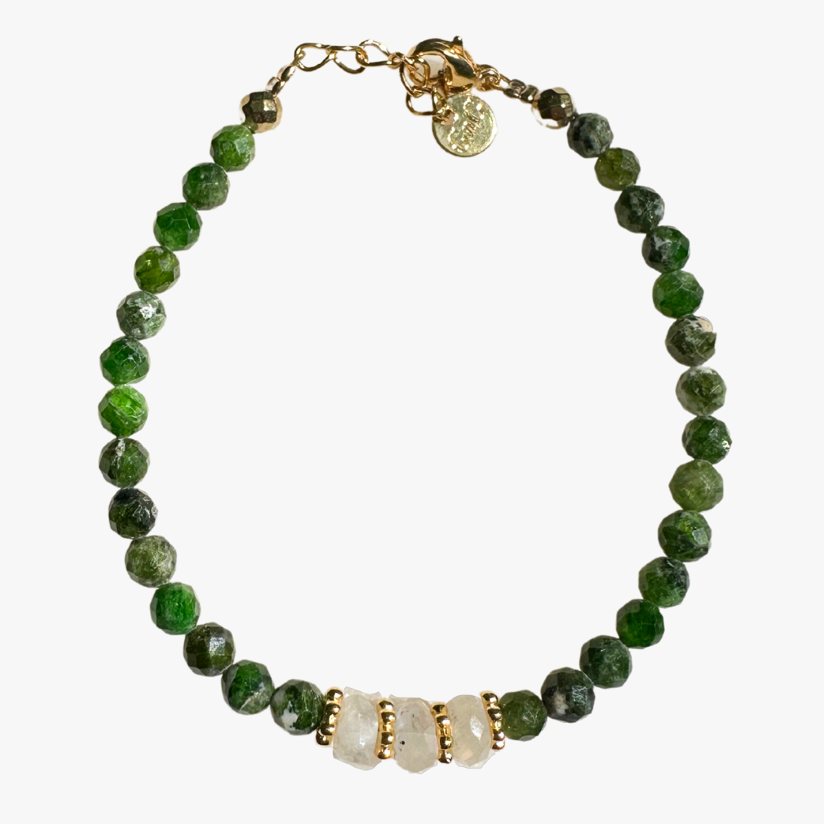 Diopside bracelet GINANDGER Blue