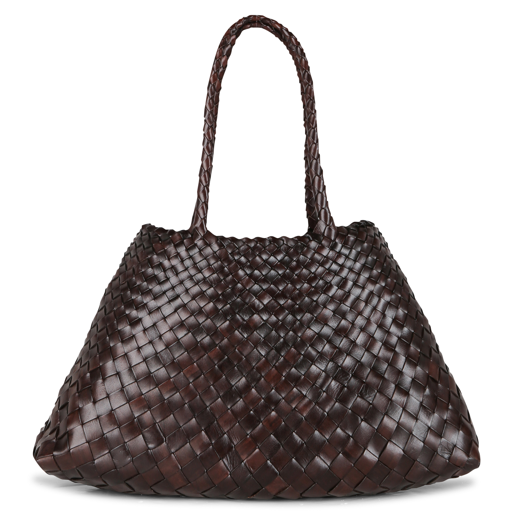 Panier tissé en cuir DRAGON DIFFUSION