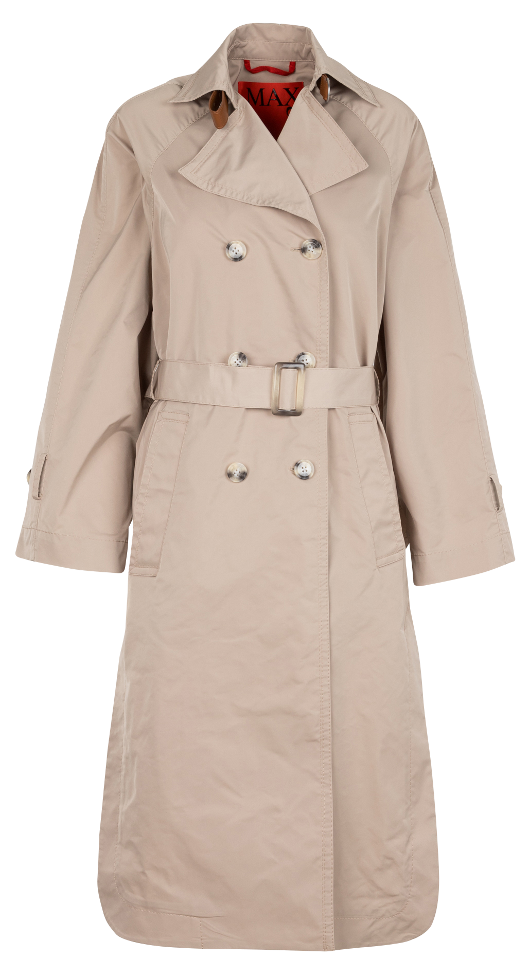Trench imperméable ceinturée à col tailleur MAX&Co. Beige