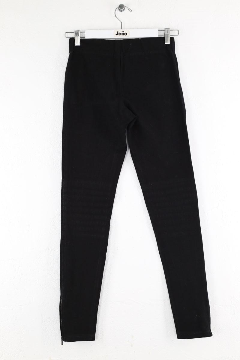 Slim cotton trousers JOSEPH - Seconde Main Black
