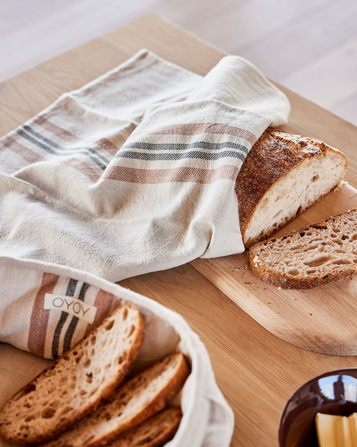 Set of 2 cotton table napkins OYOY LIVING DESIGN Black