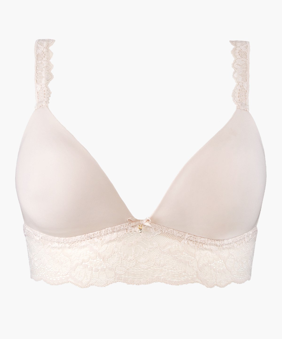 Non-wired triangle shell bra AUBADE Beige