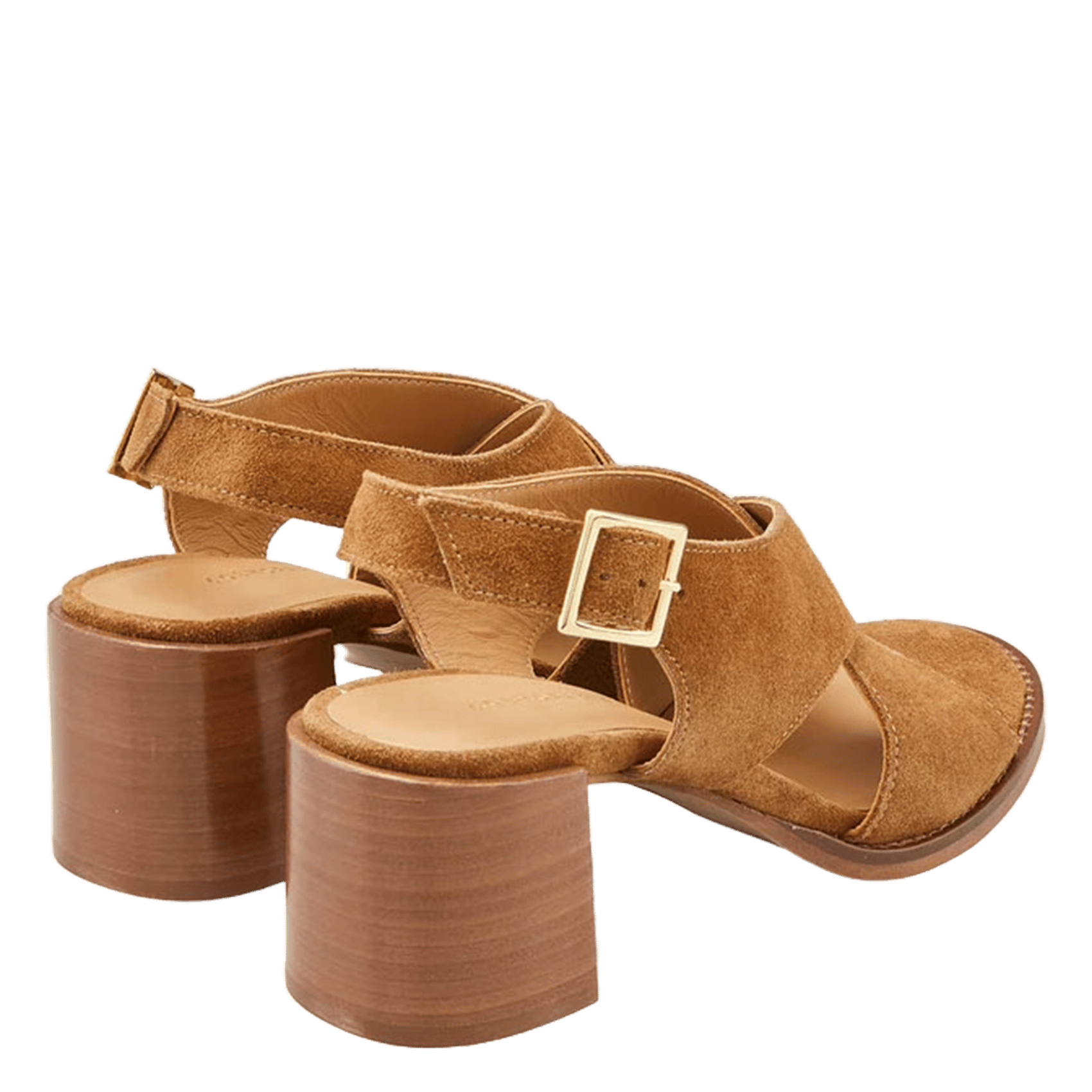 Sandalias altas de ante COSMOPARIS Marron