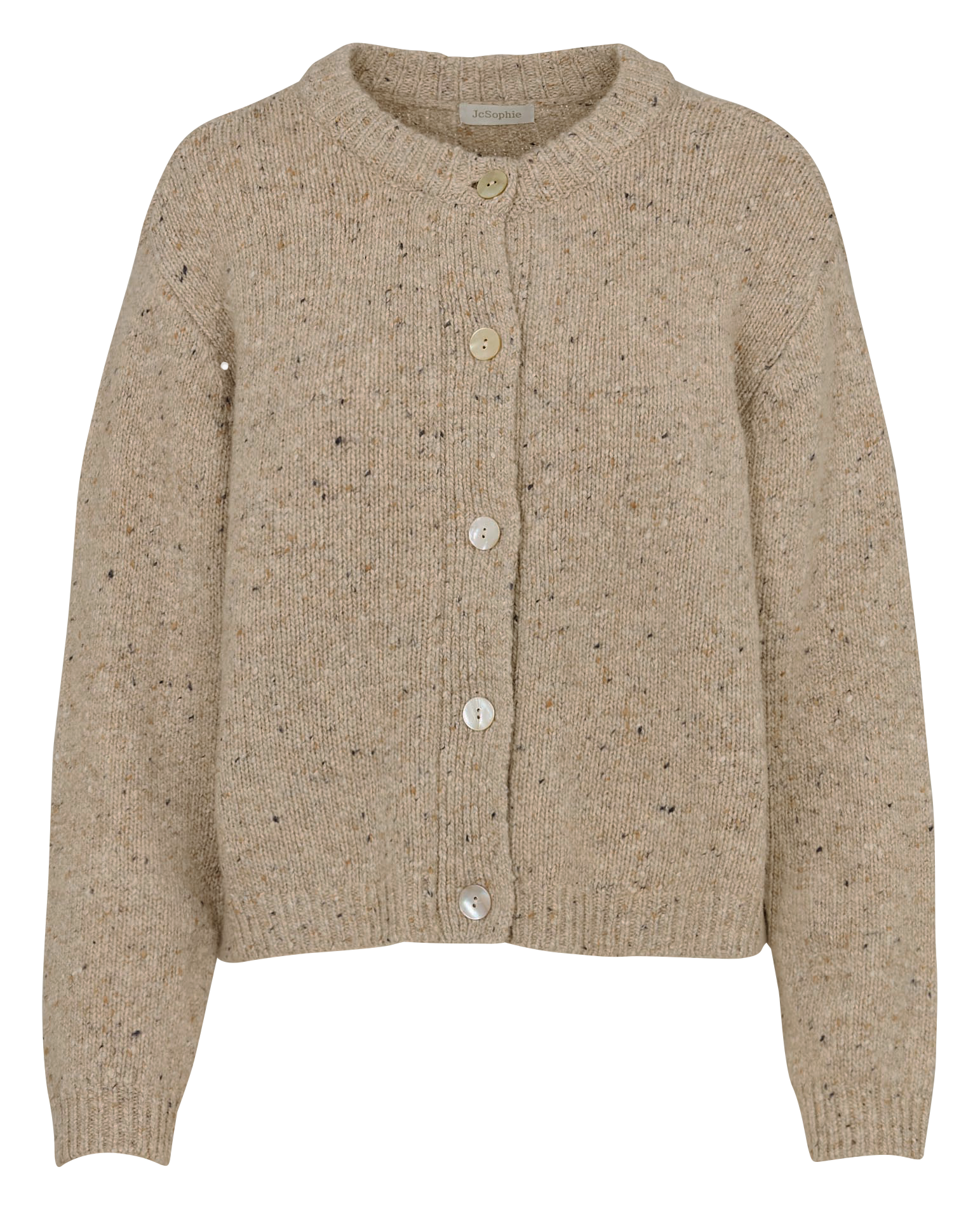 Oversized wool-blend cardigan JC SOPHIE Brown