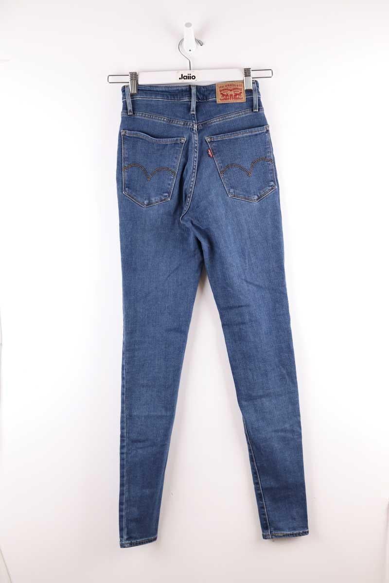 Cotton skinny jeans LEVI'S - Seconde main Blue