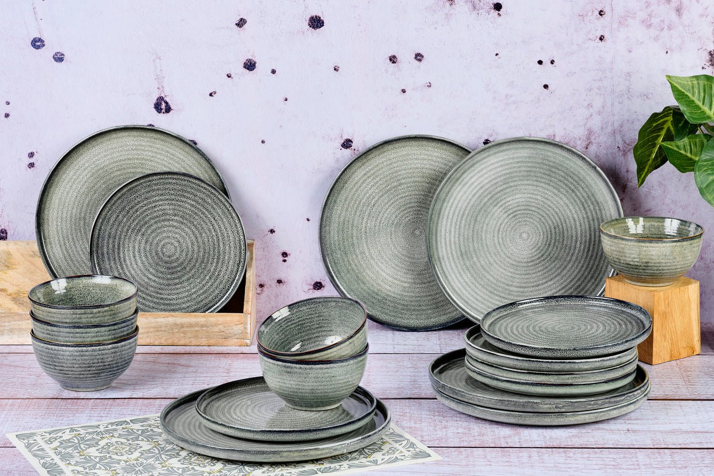 Zen Essentials Set - 18 pieces - natural BJORN Grey