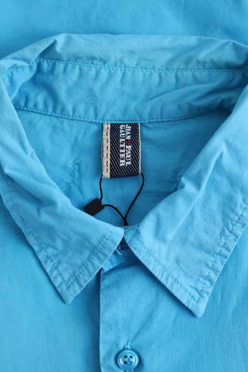 Cotton shirt JEAN PAUL GAULTIER - SECONDE MAIN Blue