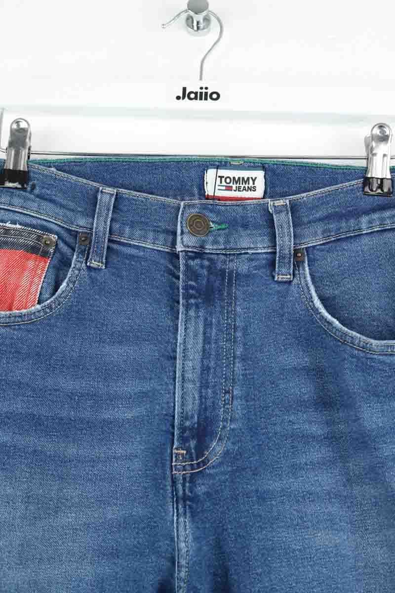 Cotton straight jeans TOMMY HILFIGER - SECONDE MAIN Blue
