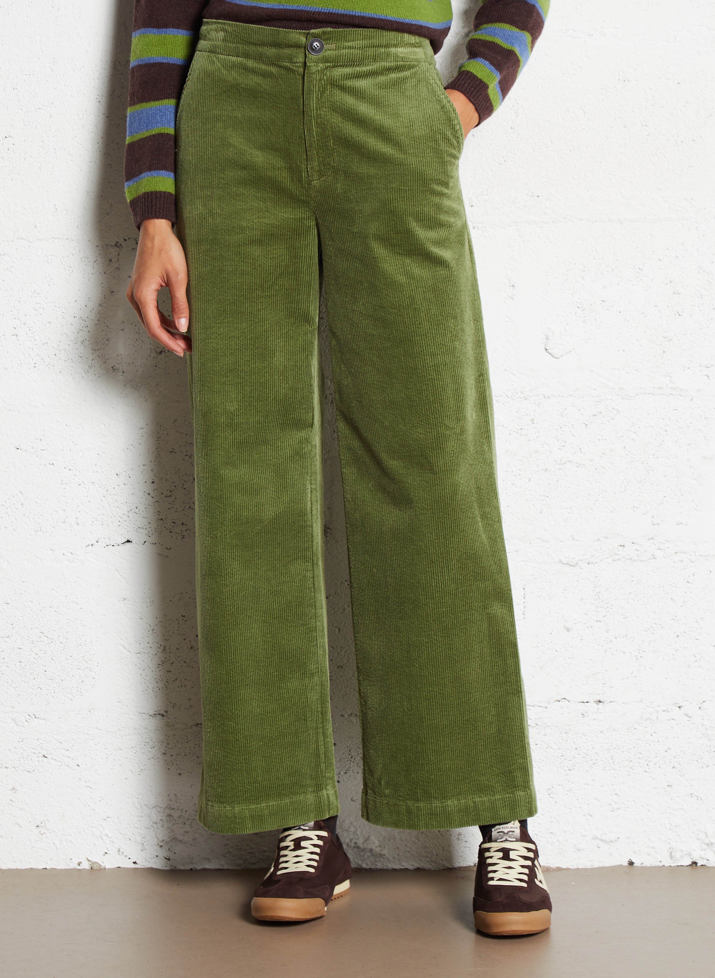 Pantalon large en coton mélangé NICE THINGS