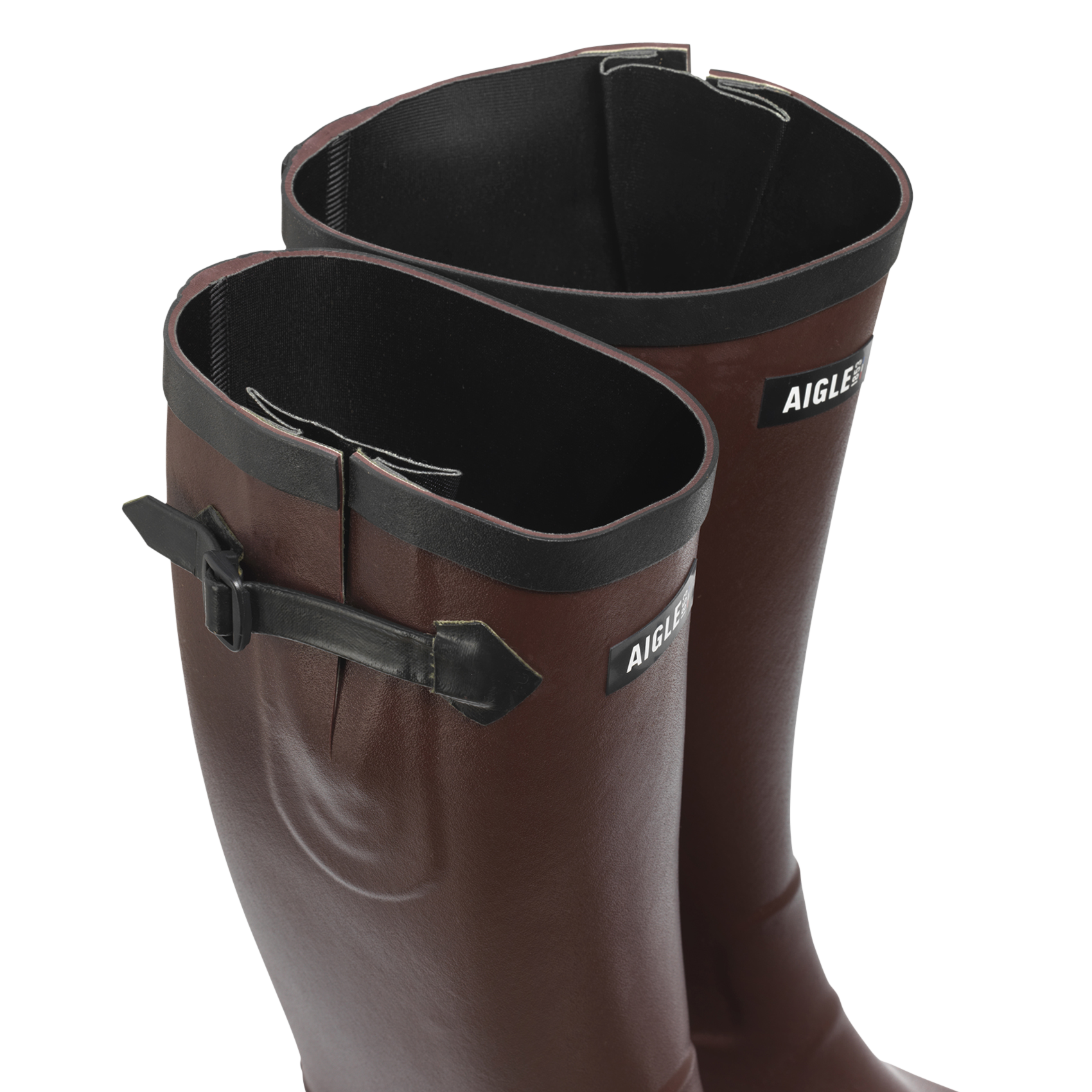 Rain boots AIGLE Brown