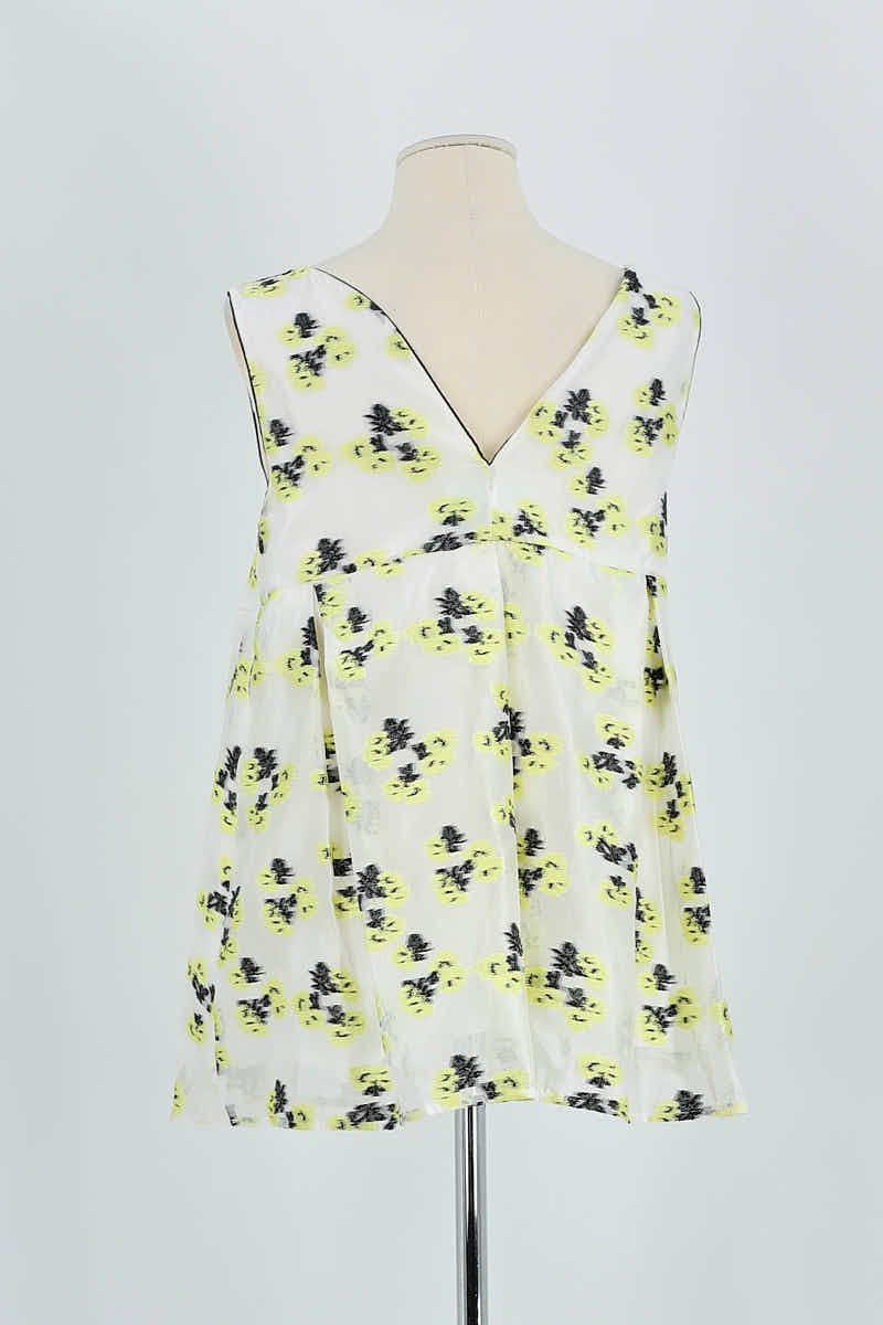 Azawood sleeveless top HEIMSTONE - Seconde Main White