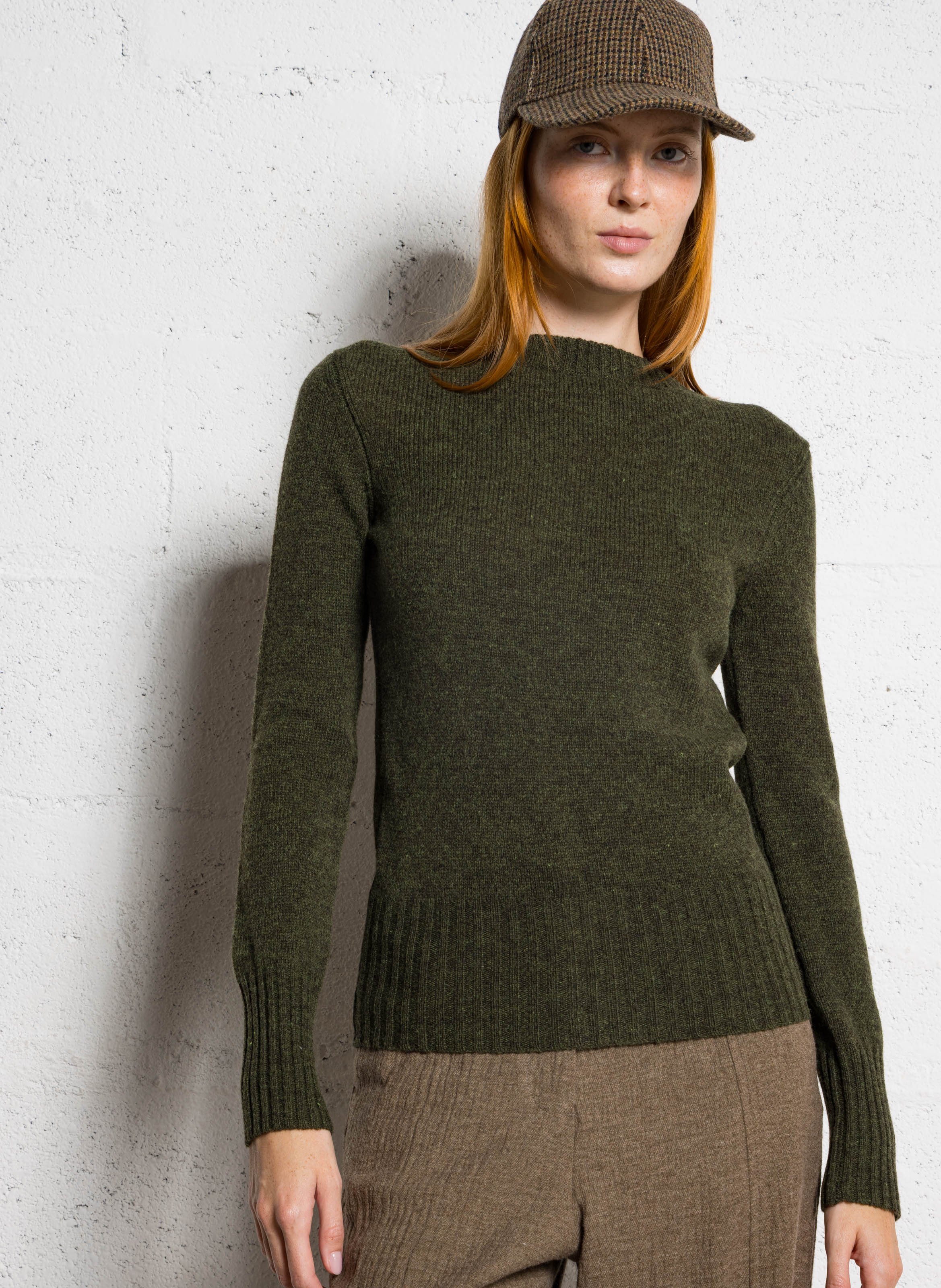 Pull droit col rond en laine SOEUR