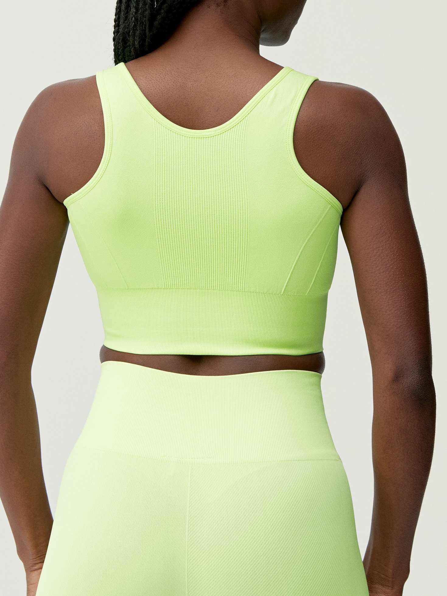 Seamless high support sports bra URDHVA Green