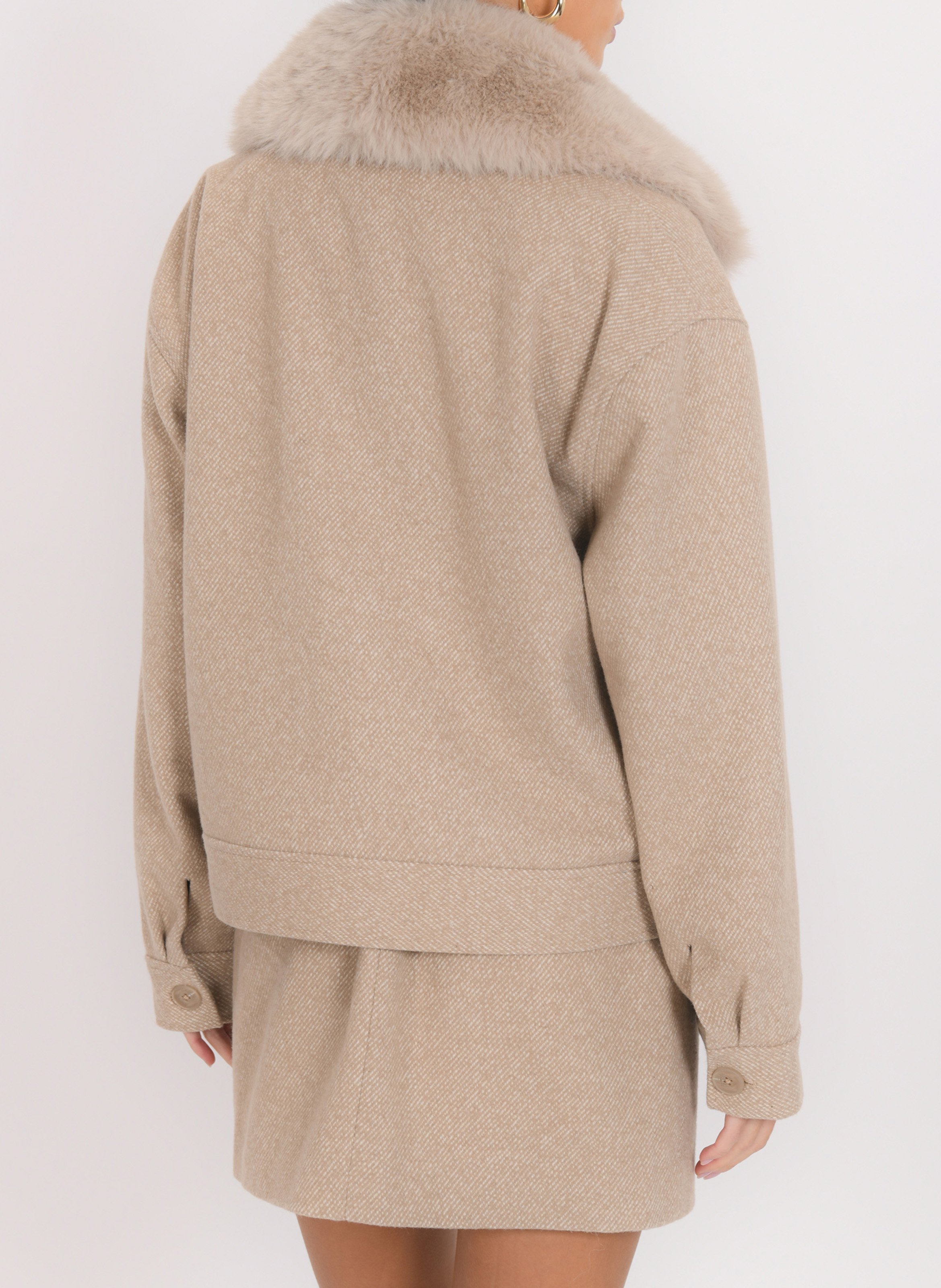 Blouson col classique  KOOKAI Beige