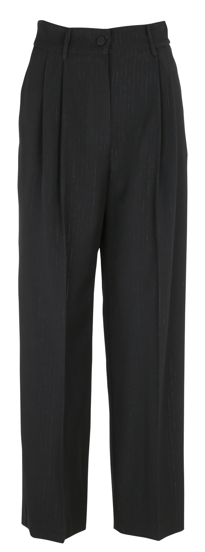 Pantalon droit rayé IMPERIAL Noir