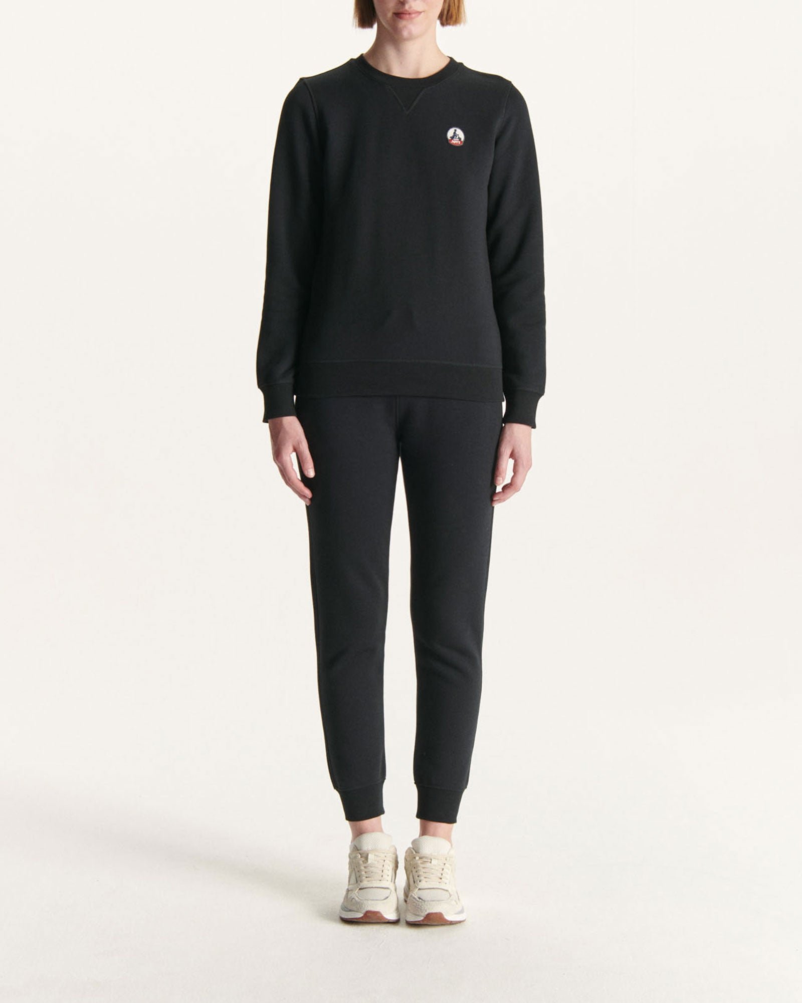 Organic cotton sweatshirt Elvas JOTT Black