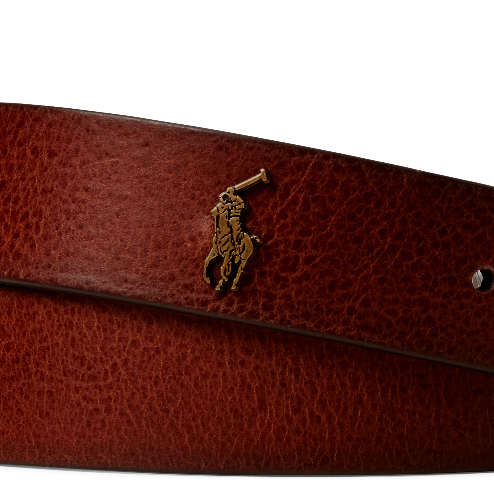 Ceinture en cuir POLO RALPH LAUREN Marron