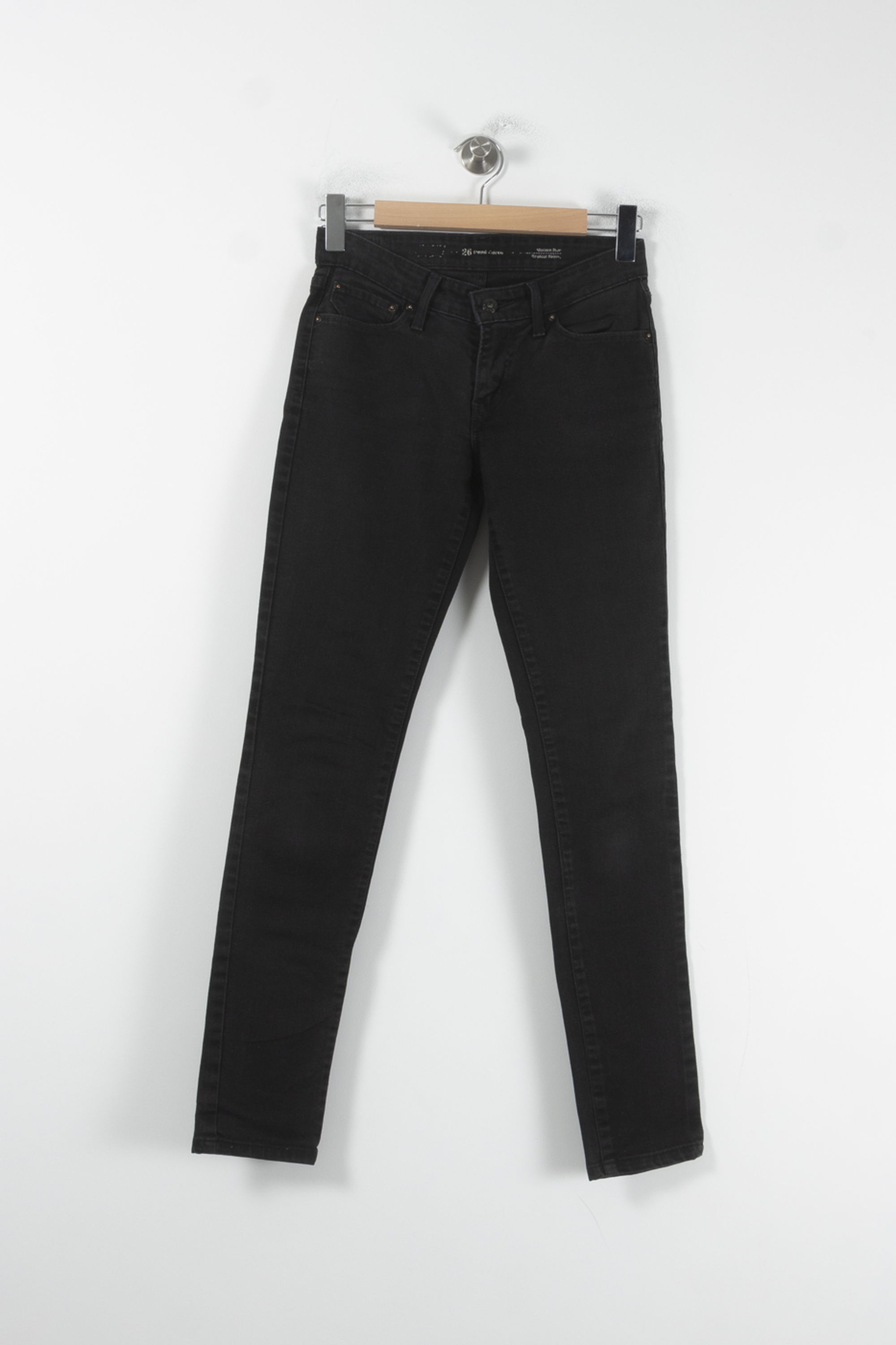 Cropped slim jeans with studs LEVI'S - Seconde main Black
