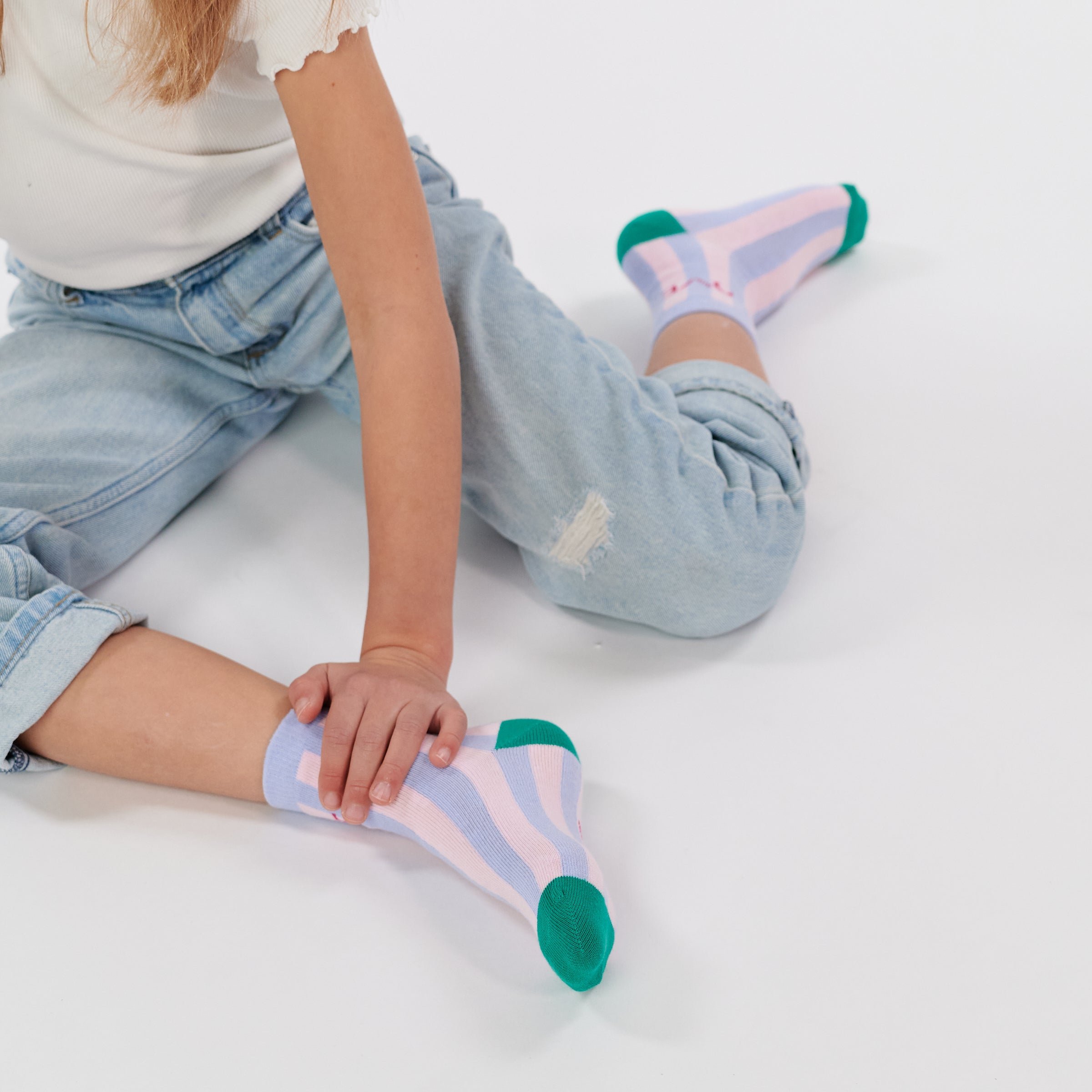 Striped socks BILLYBELT Purple