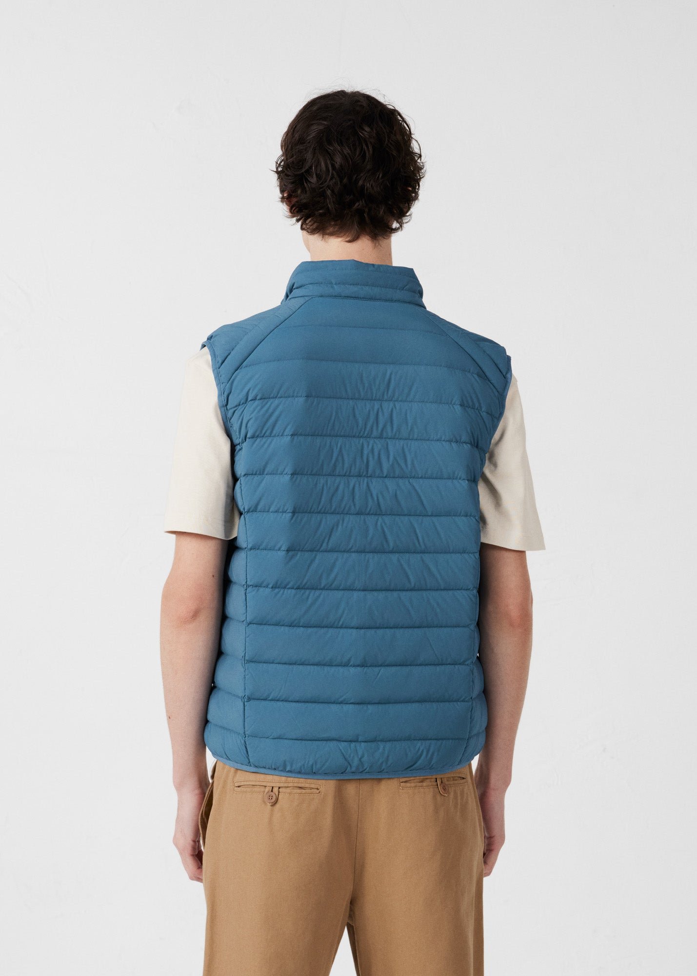 Stretch sleeveless puffer jacket Arafo JOTT Blue
