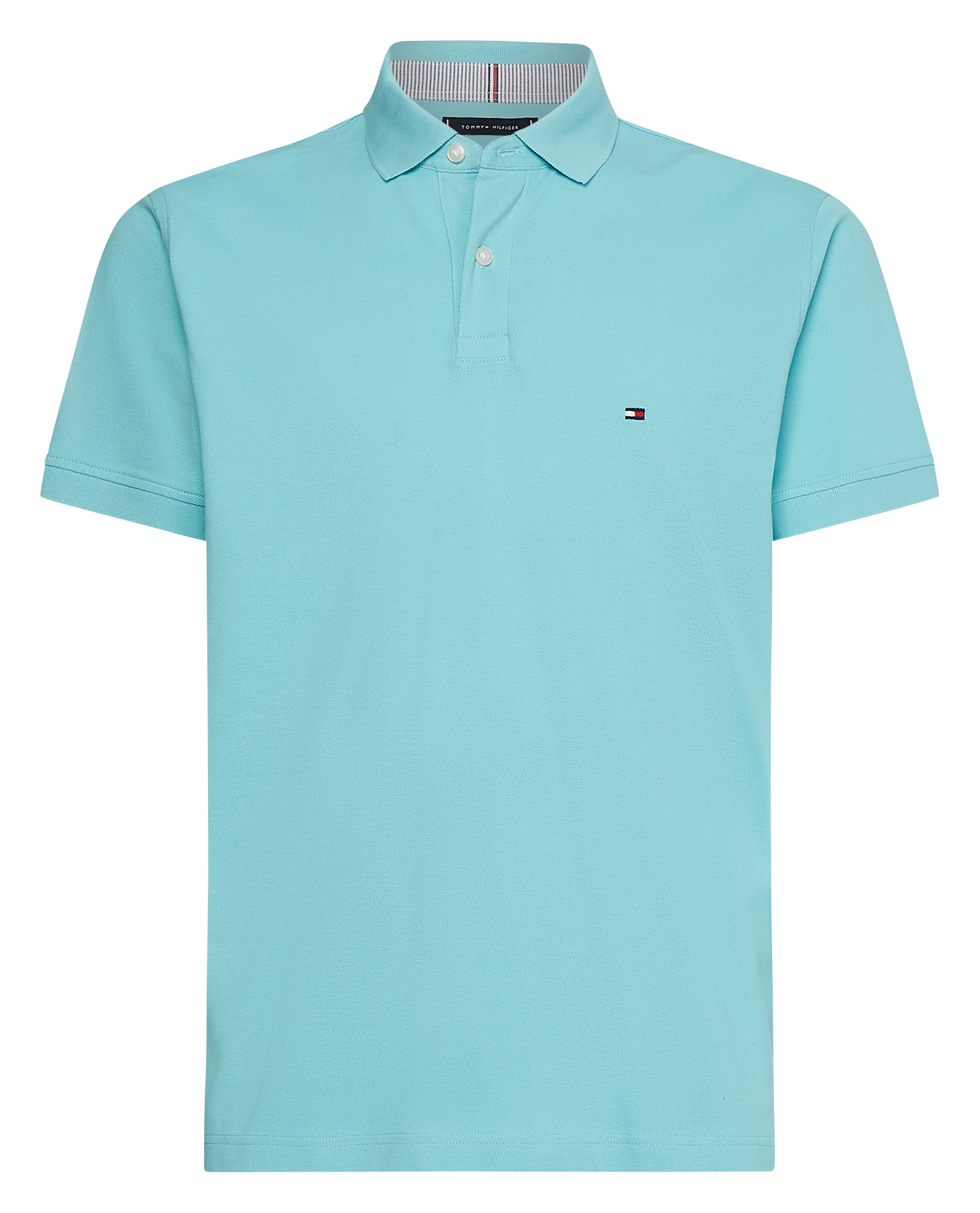 Poloshirt aus Bio-Baumwoll-Mix, Regular Fit TOMMY HILFIGER Blau