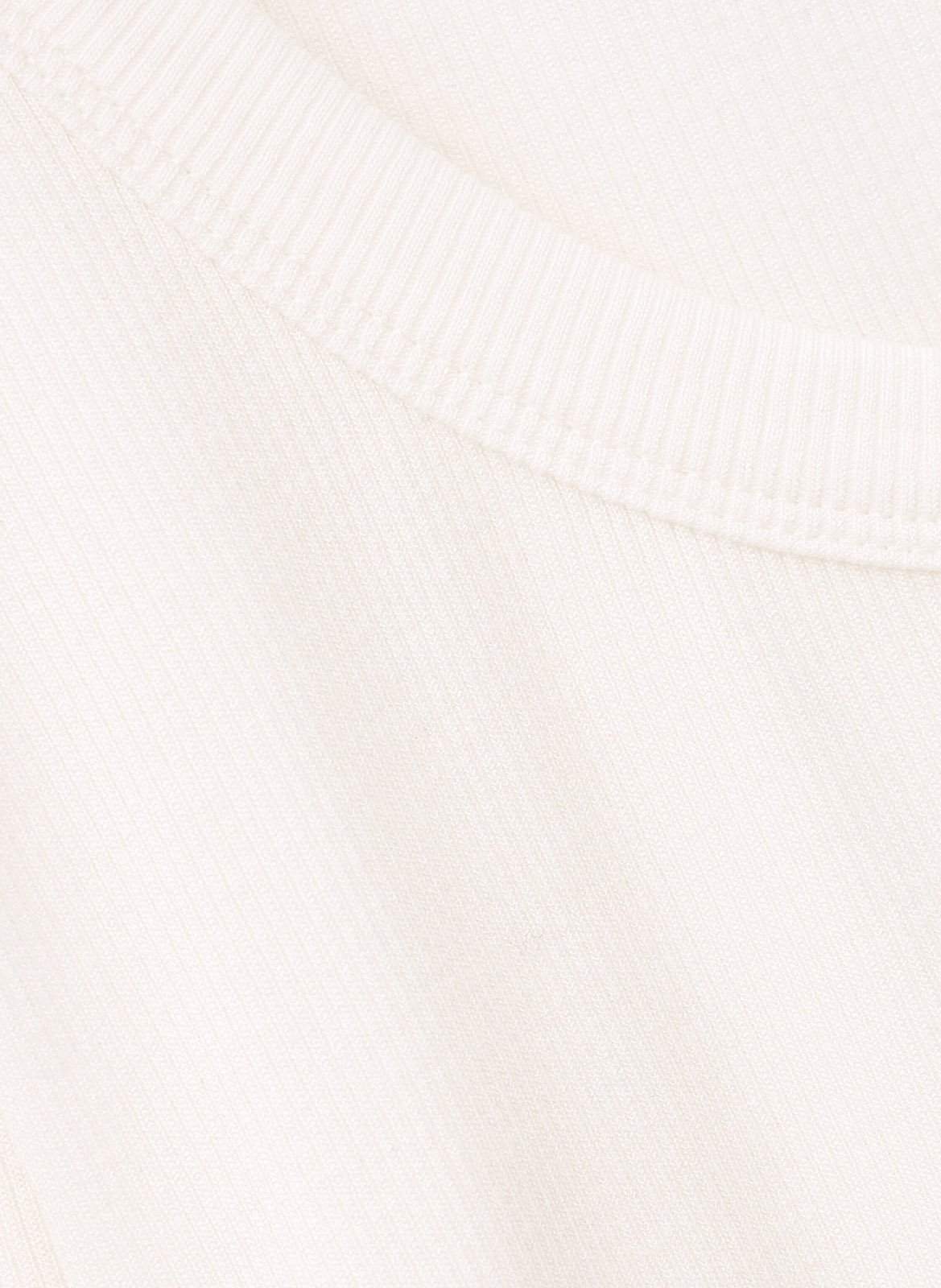 Lange mouwen geribbeld effen T-shirt BA&SH Beige