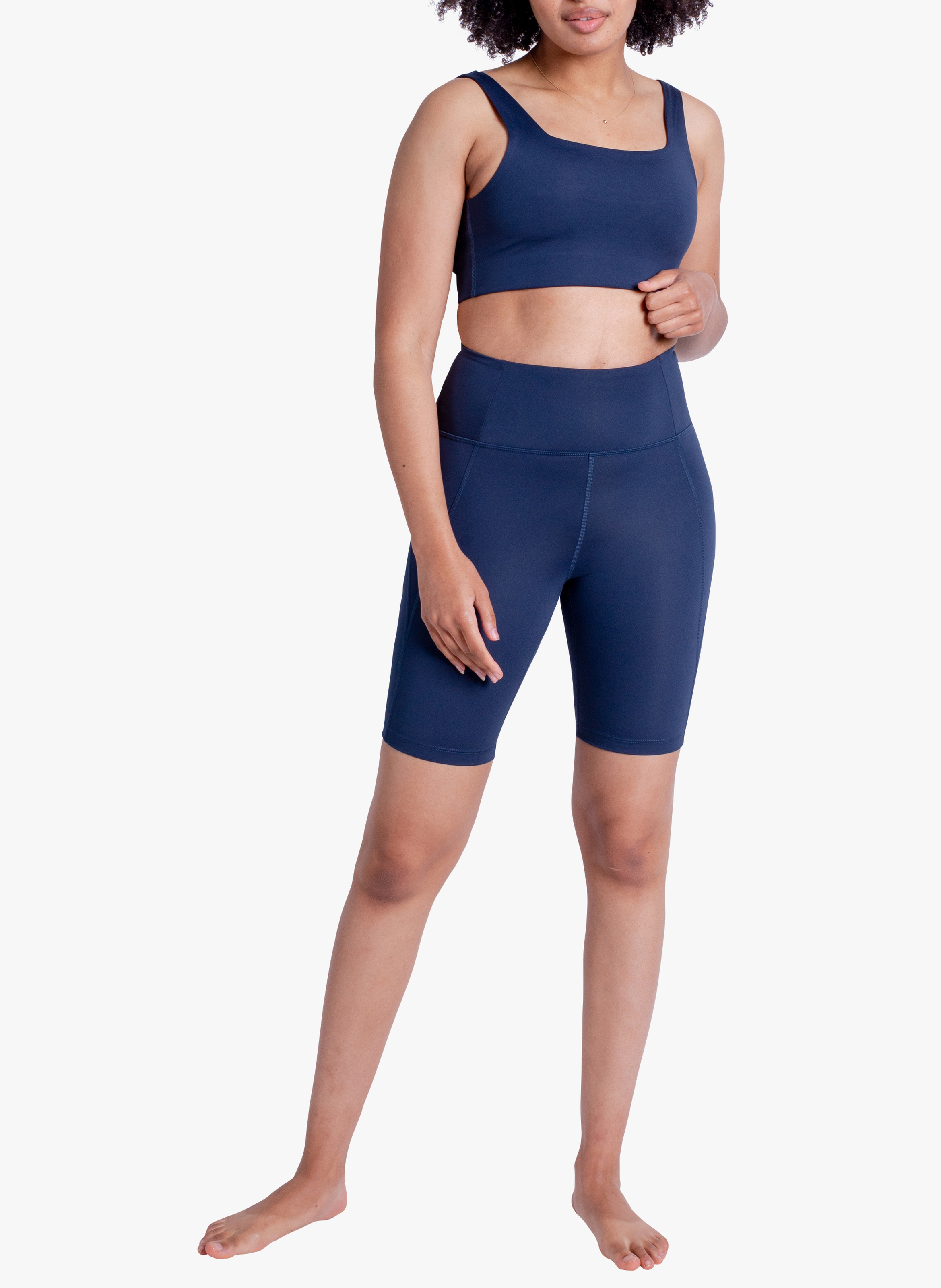 Brassière à encolure carré Tommy GIRLFRIEND COLLECTIVE Bleu