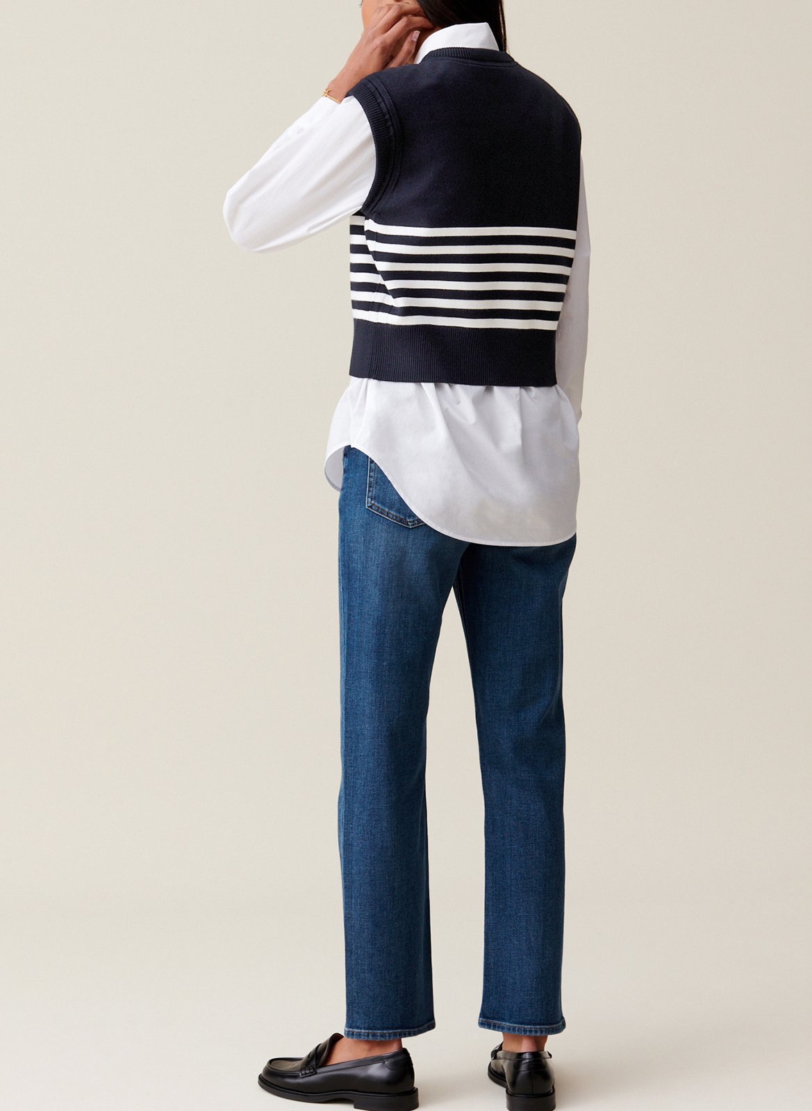 Pull col rond rayé CLAUDIE PIERLOT Multicolore