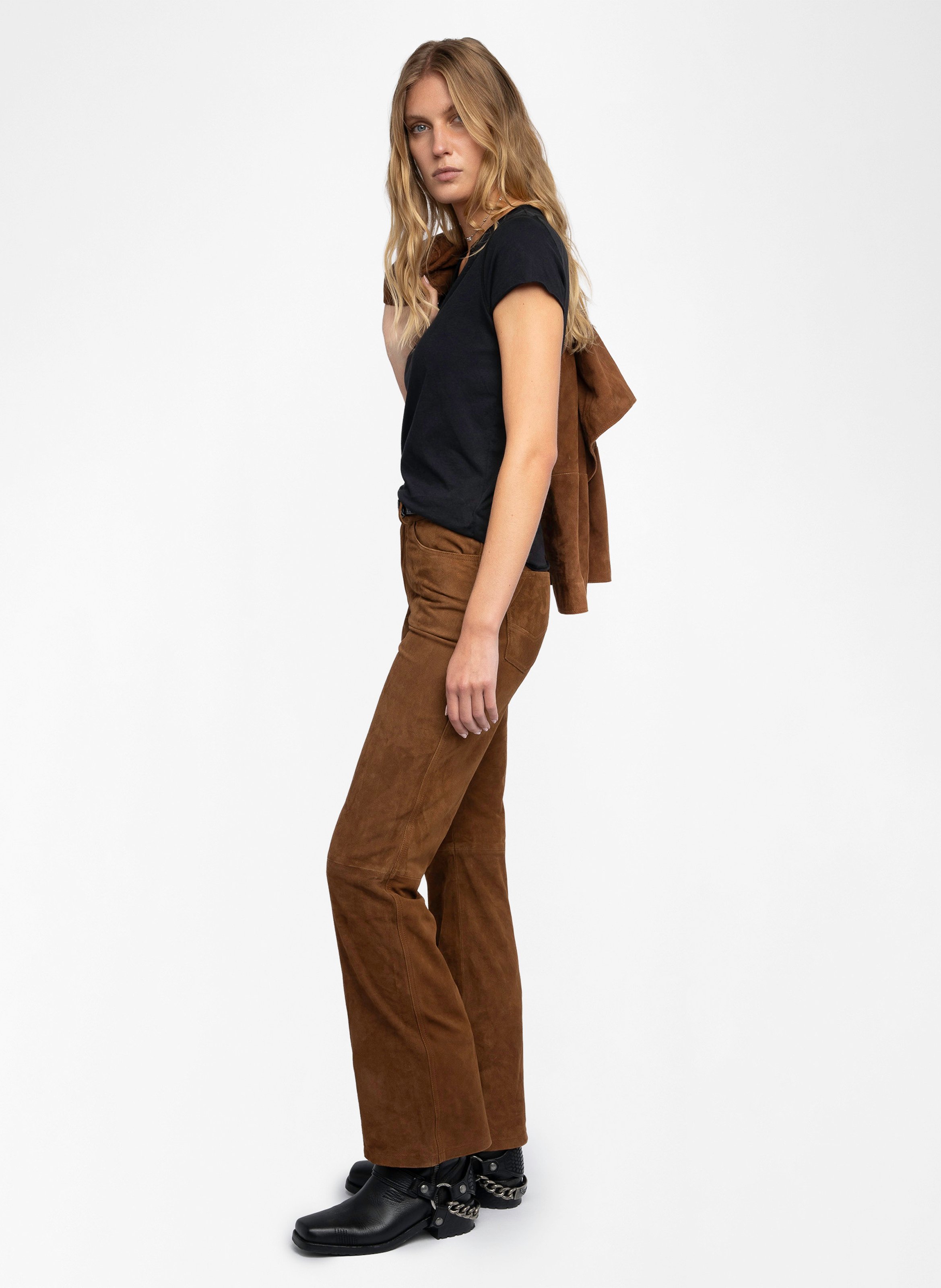 Tunesisches T-Shirt aus Bio-Baumwolle ZADIG&VOLTAIRE Schwarz