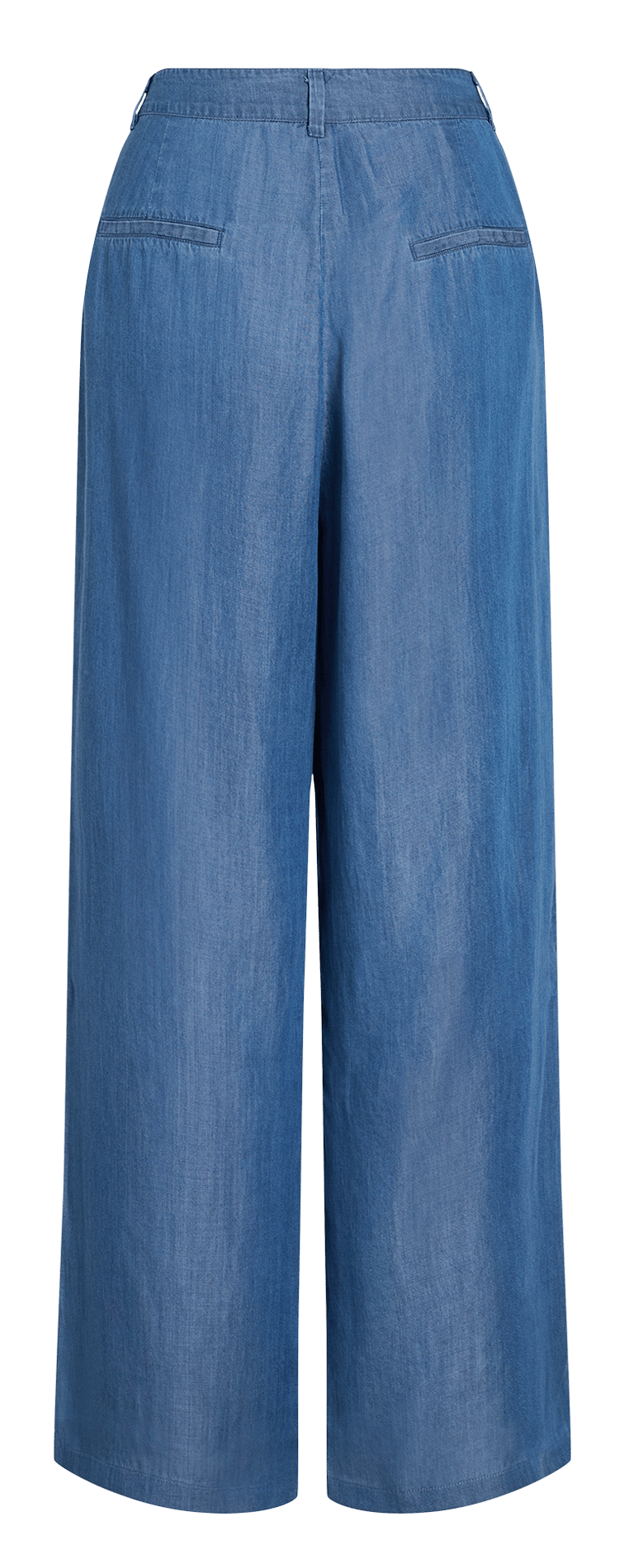 Pantalon large aspect denim  VILA Bleu