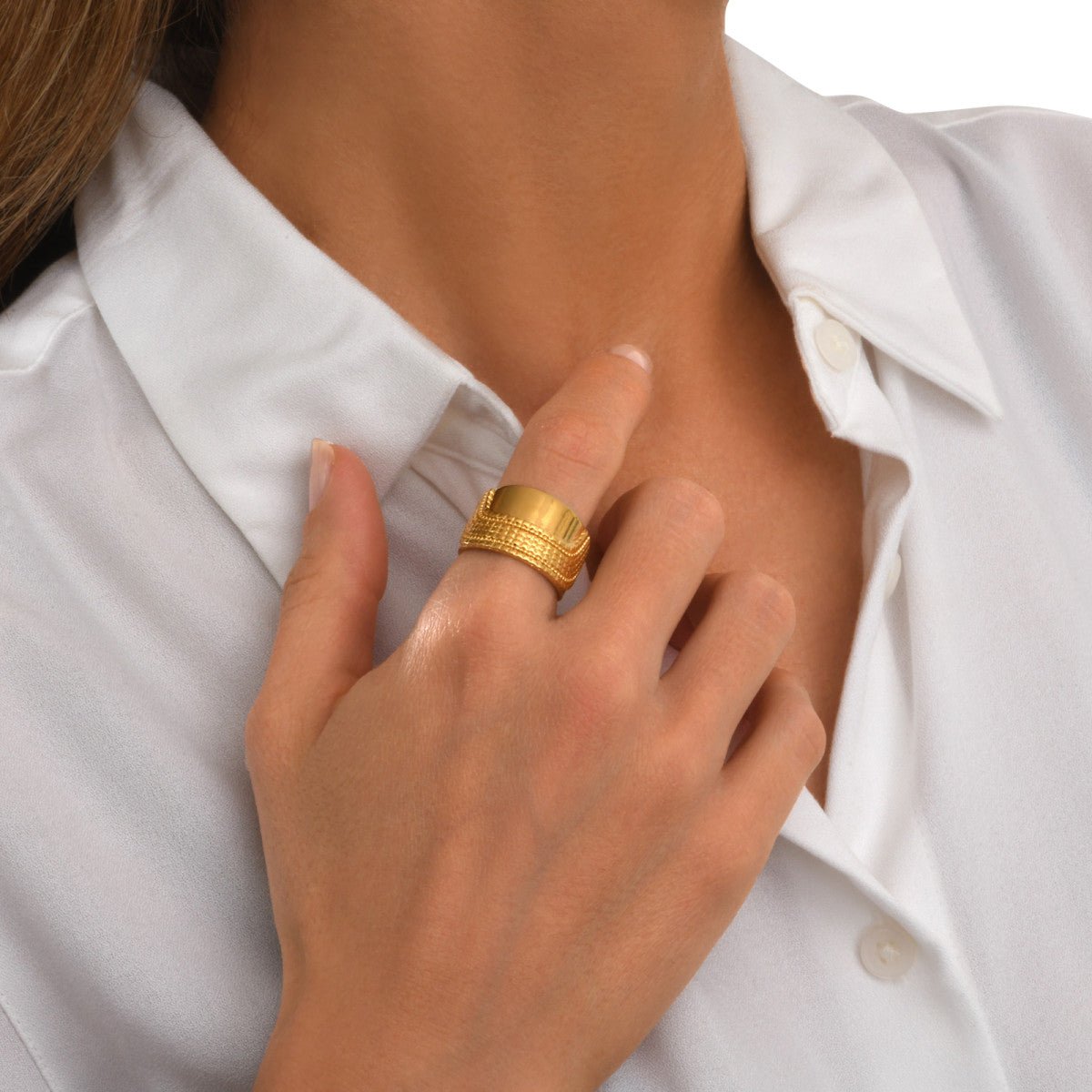 Ajustable doré à l'or fin SATELLITE PARIS Doré