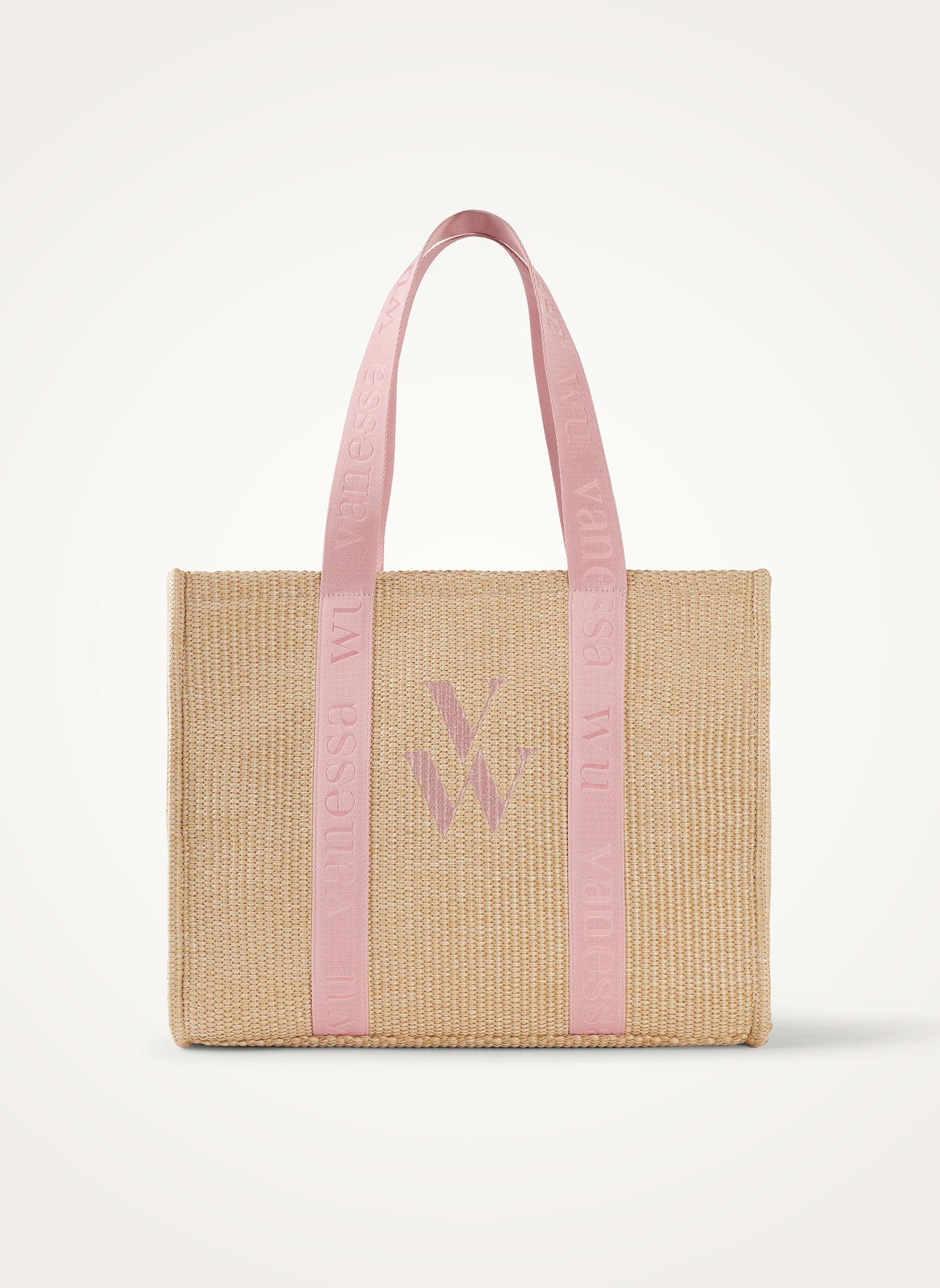 Bag with handles and shoulder strap VANESSA WU Beige