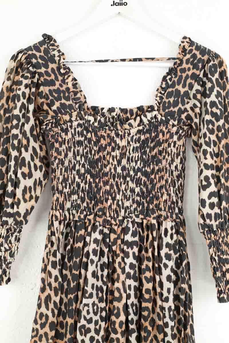 Dress GANNI - Seconde Main Beige