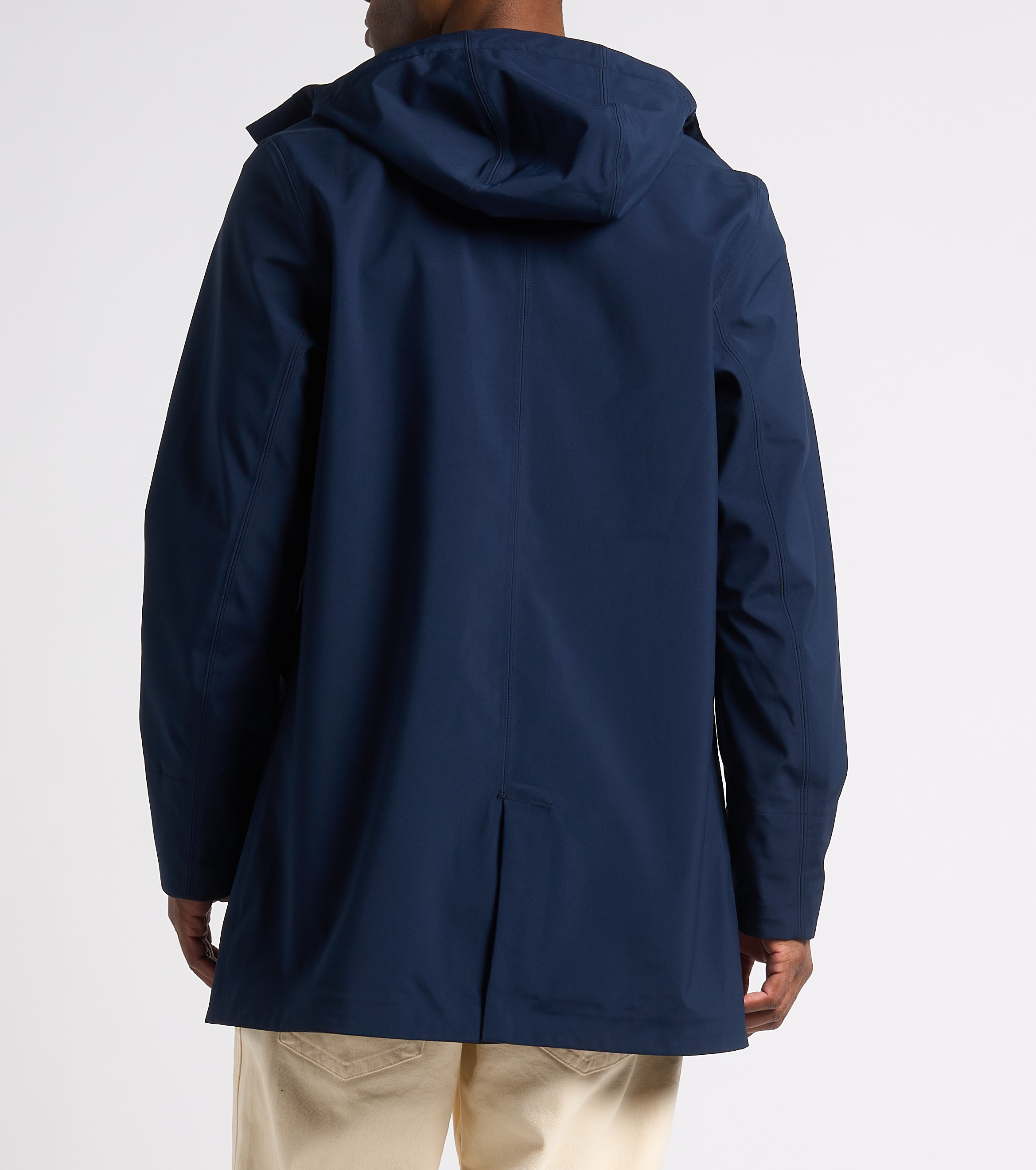 Weiter Kapuzenparka mit Stehkragen K-WAY Blau