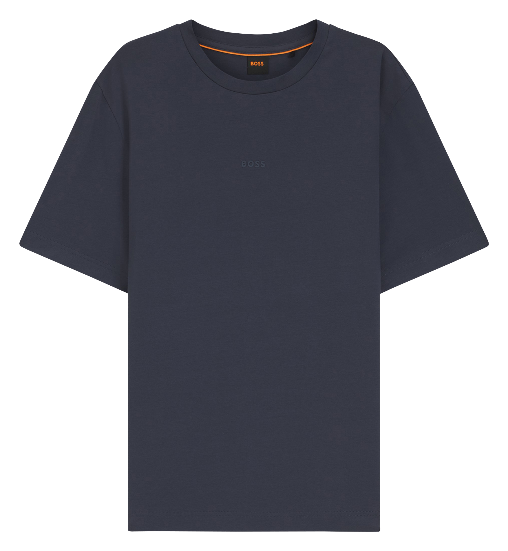 Basic cotton-mix T-shirt | Blue BOSS Men